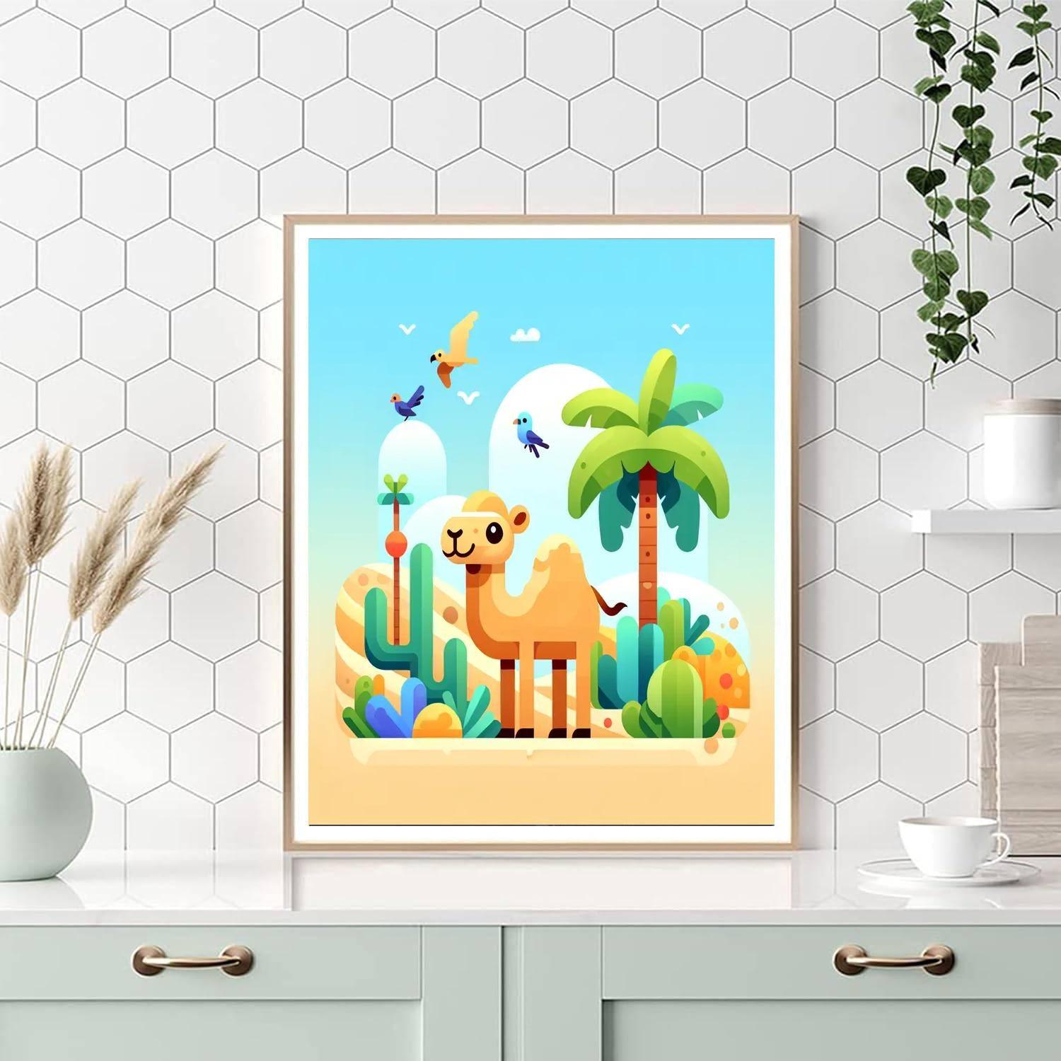Desert Oasis Discovery Painting Number Kit