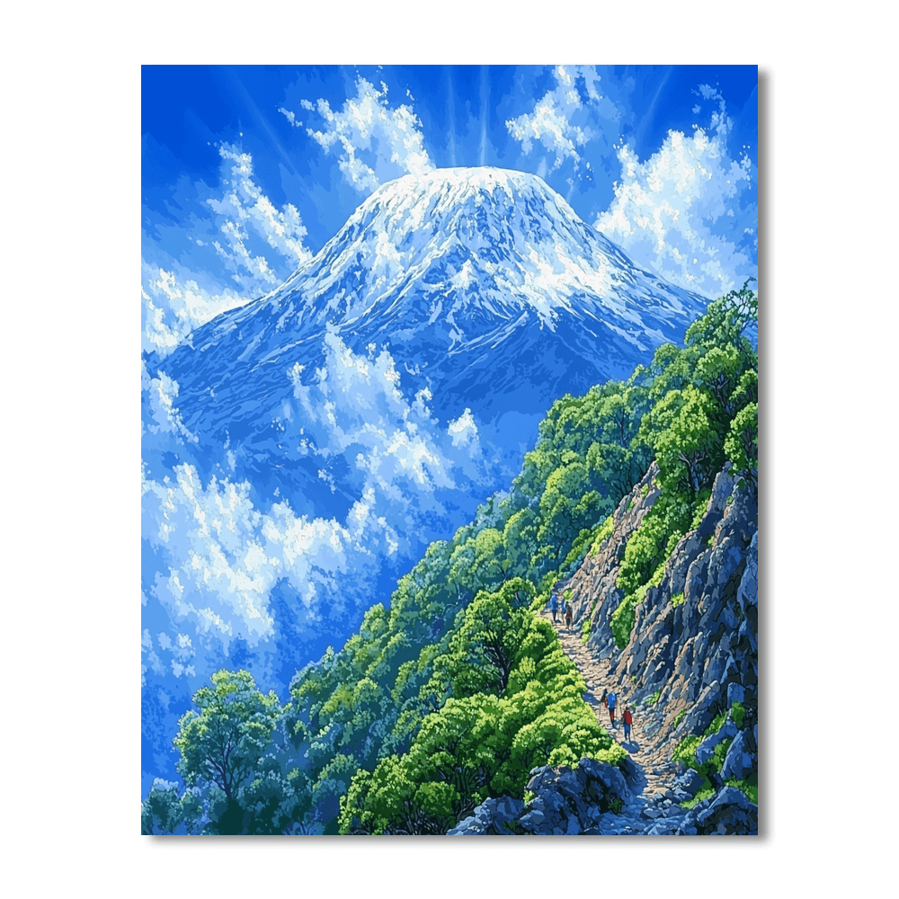 Kilimanjaro DIY Paint By Numbers