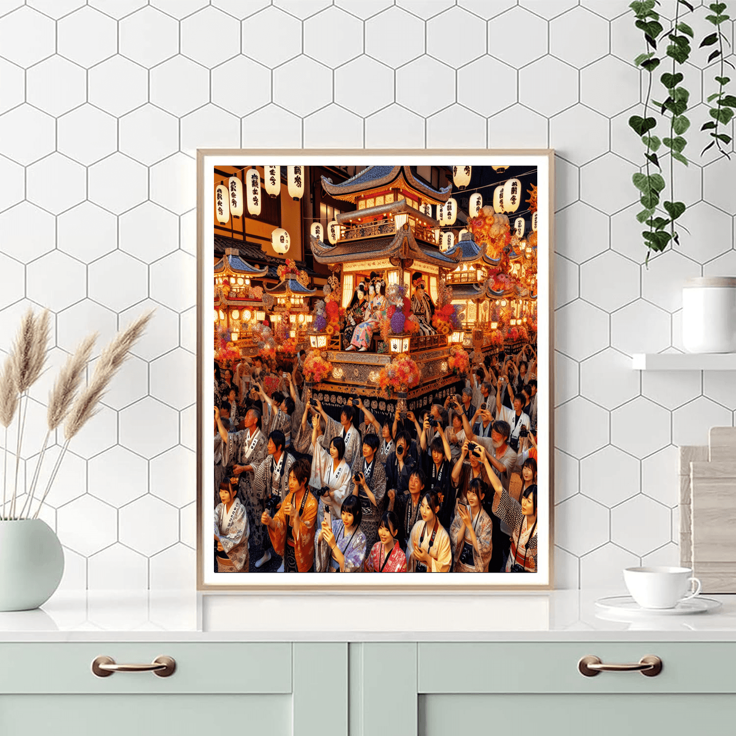 Gion Matsuri Festival Paint By Color