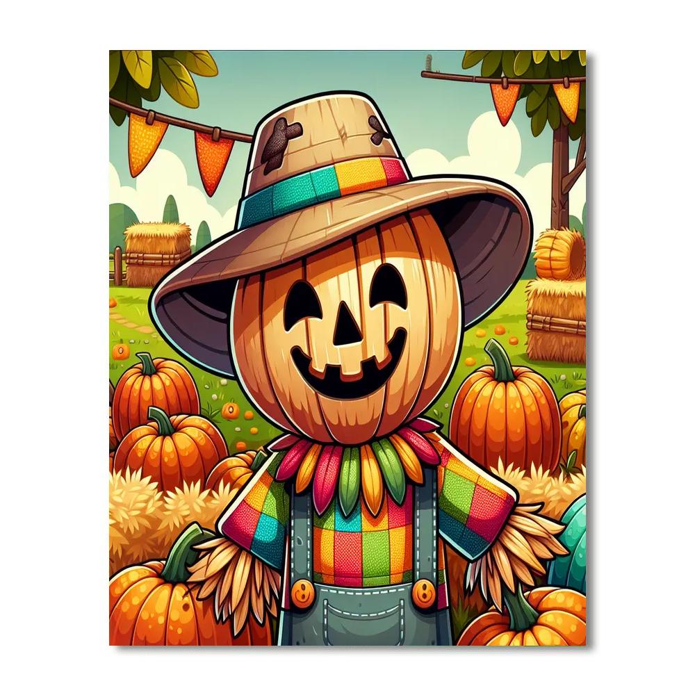 Silly Scarecrow Numbered Painting Kits