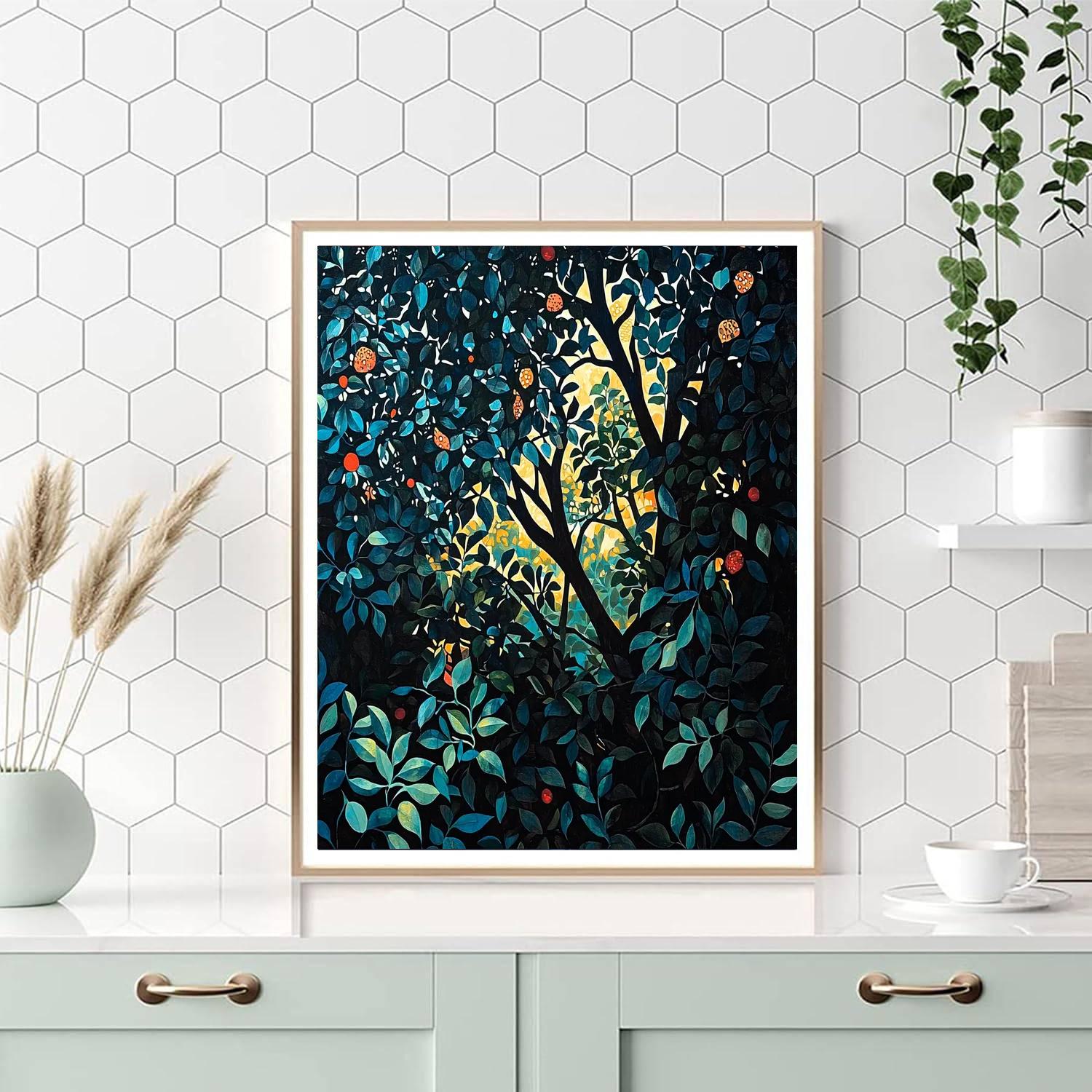 Frida Kahlo Inspired Symbolic Shadows  Numbered Painting Kits