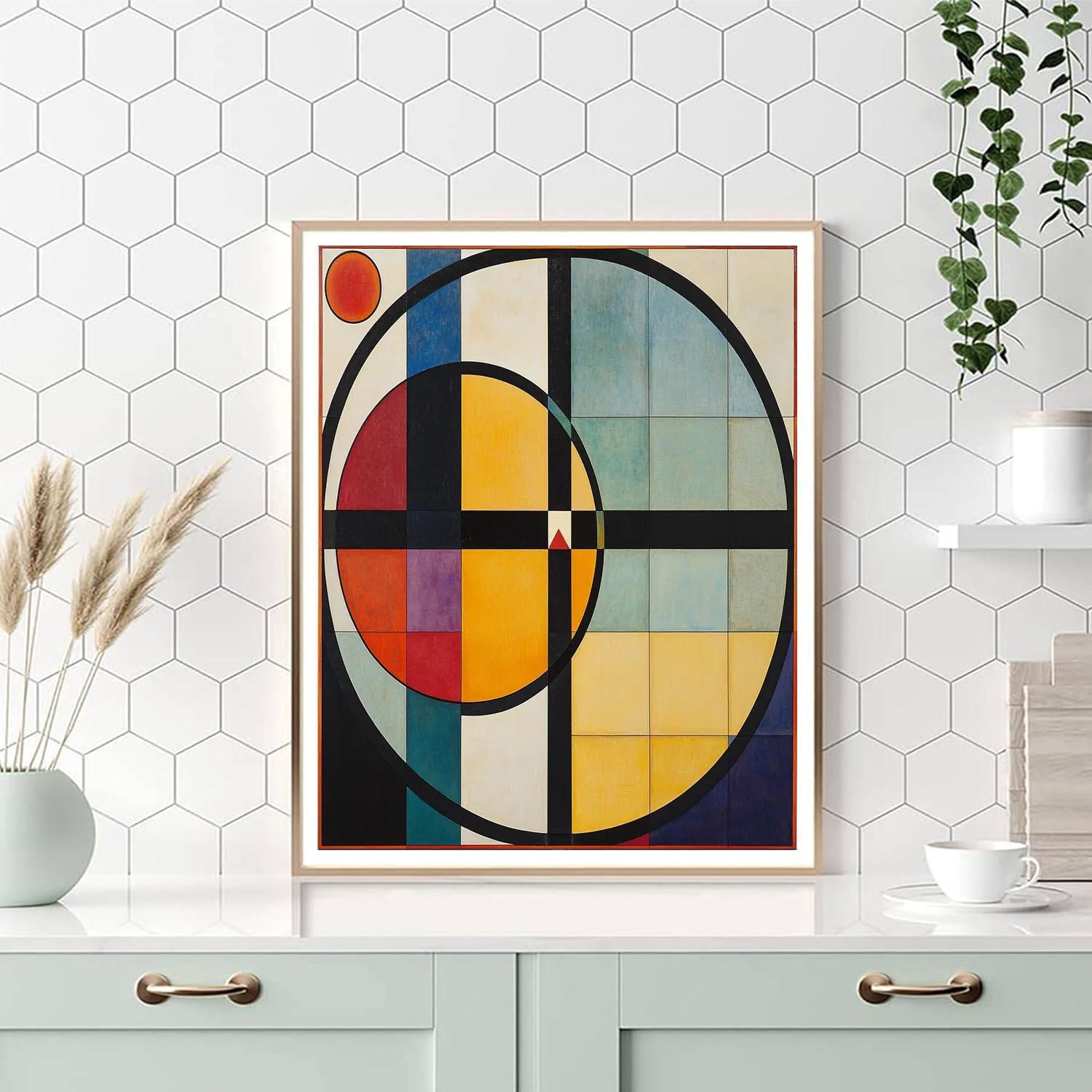 Kazimir Malevich Inspired Harmony In Geometry  Numbered Painting Kits
