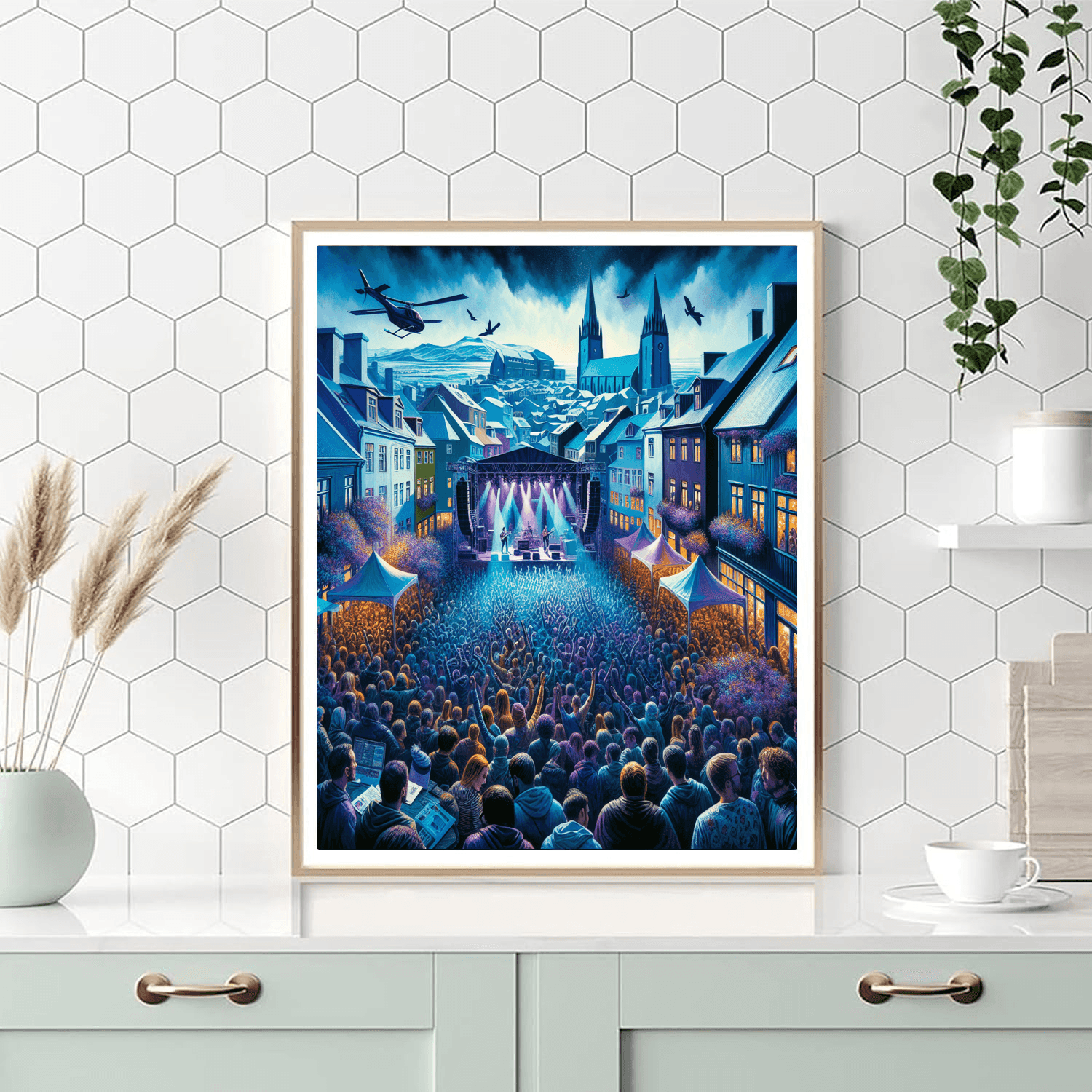 Iceland Airwaves - Reykjavik, Iceland DIY Paint By Numbers