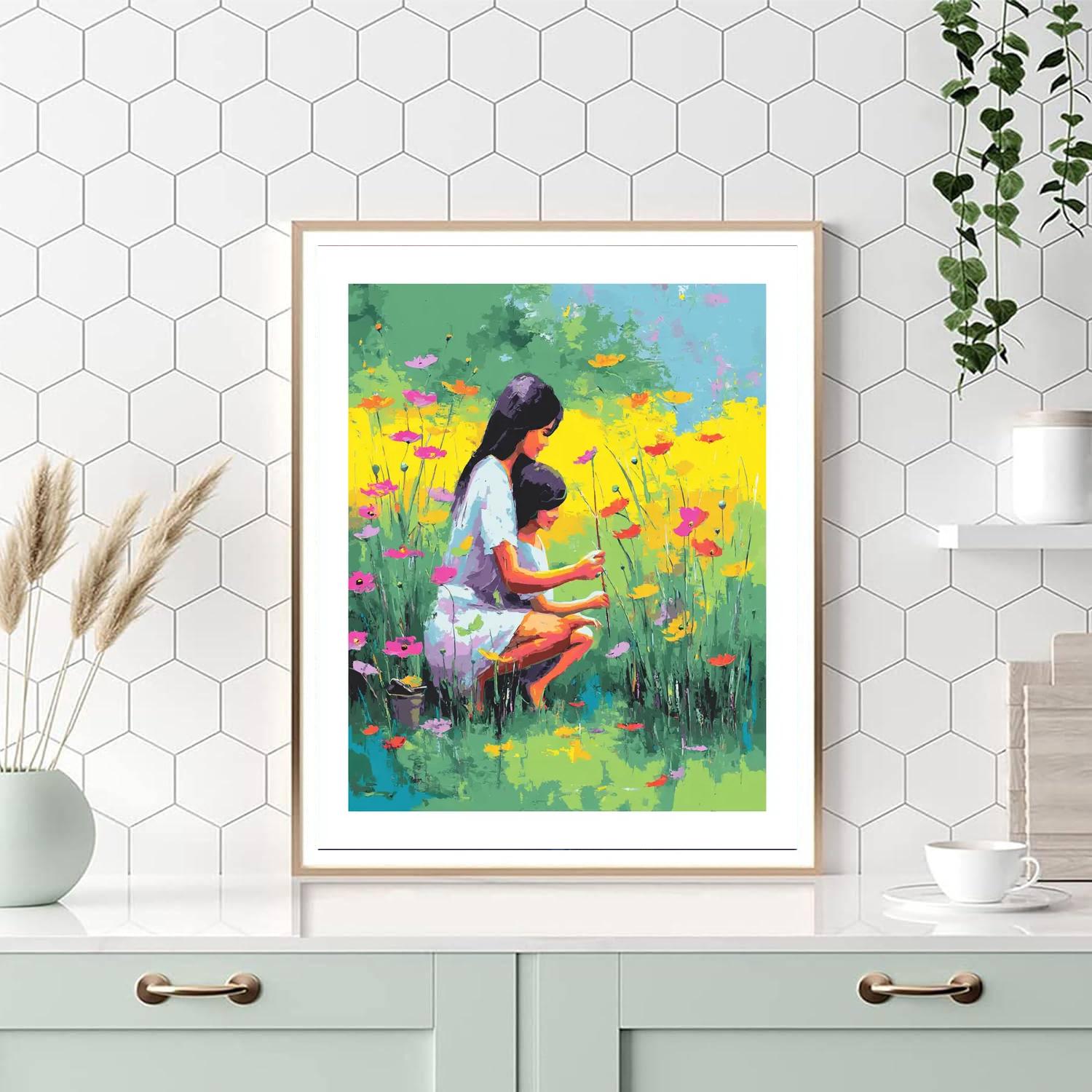 Floral Festivity Paint By Numbers Kits