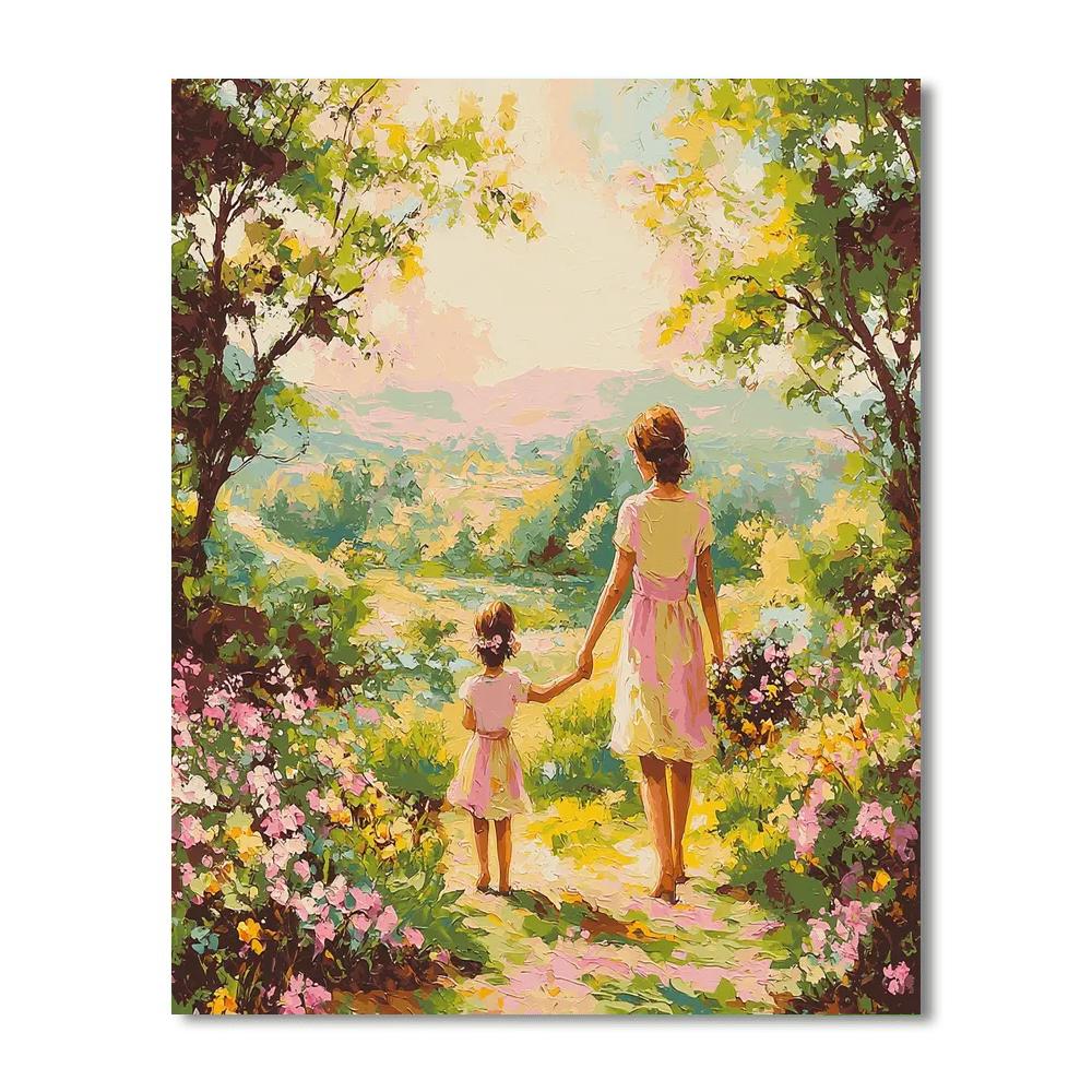Holding Hands Paint By Numbers