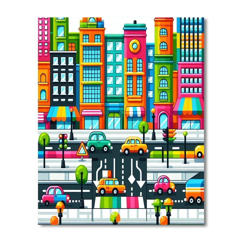 Bright City Adventures Number Painting