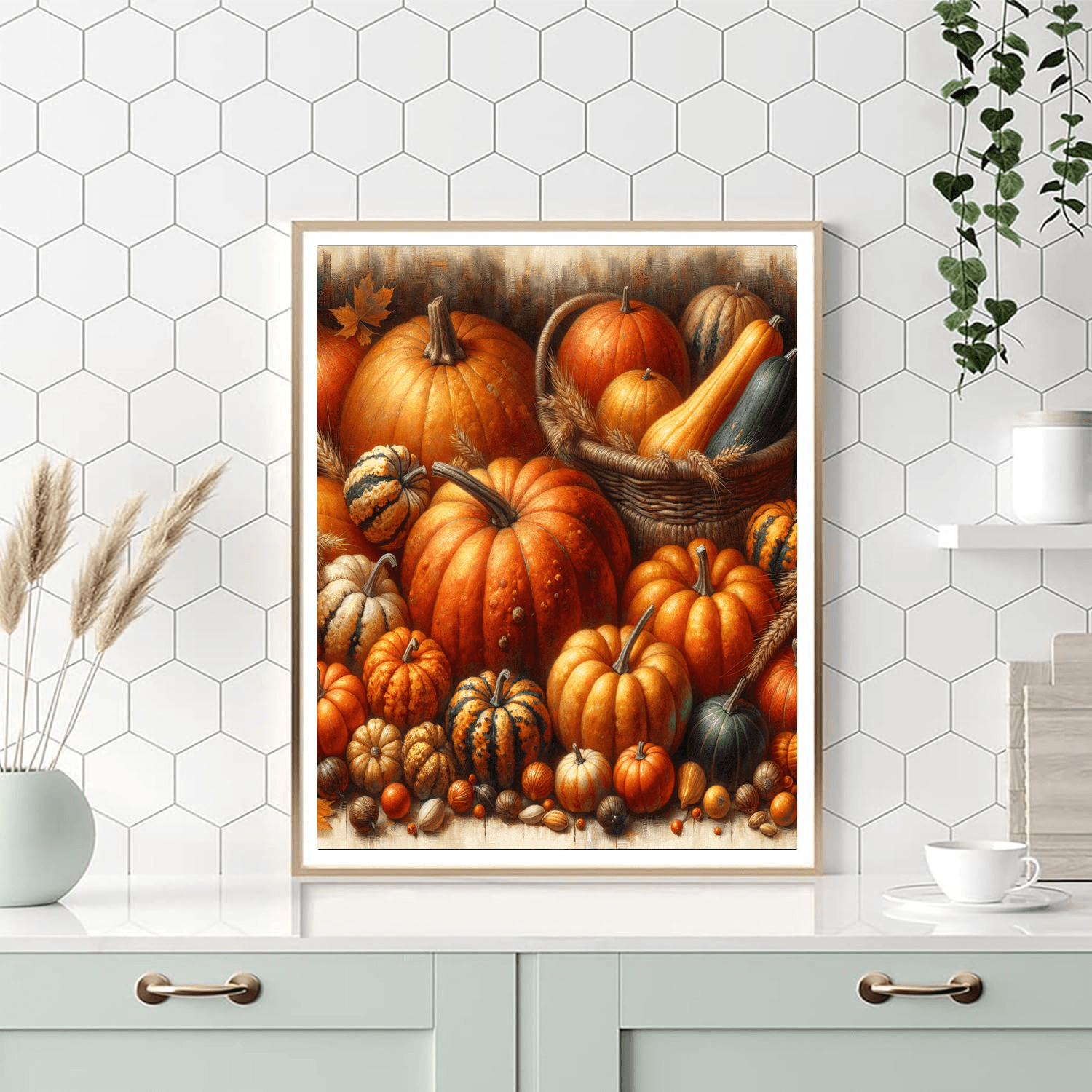 Charming Harvest Bounty Numbered Painting Kits