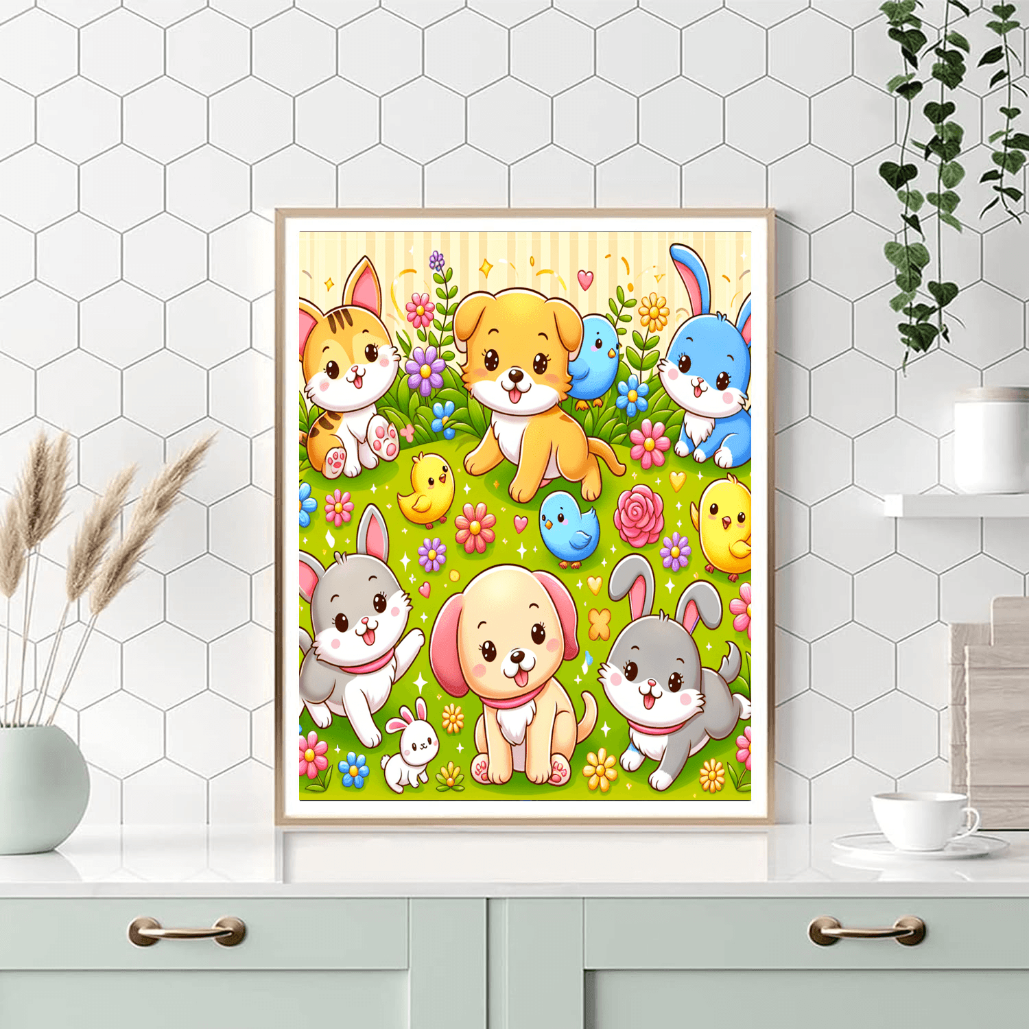 Cuddly Pets Painting By Numbers Kit
