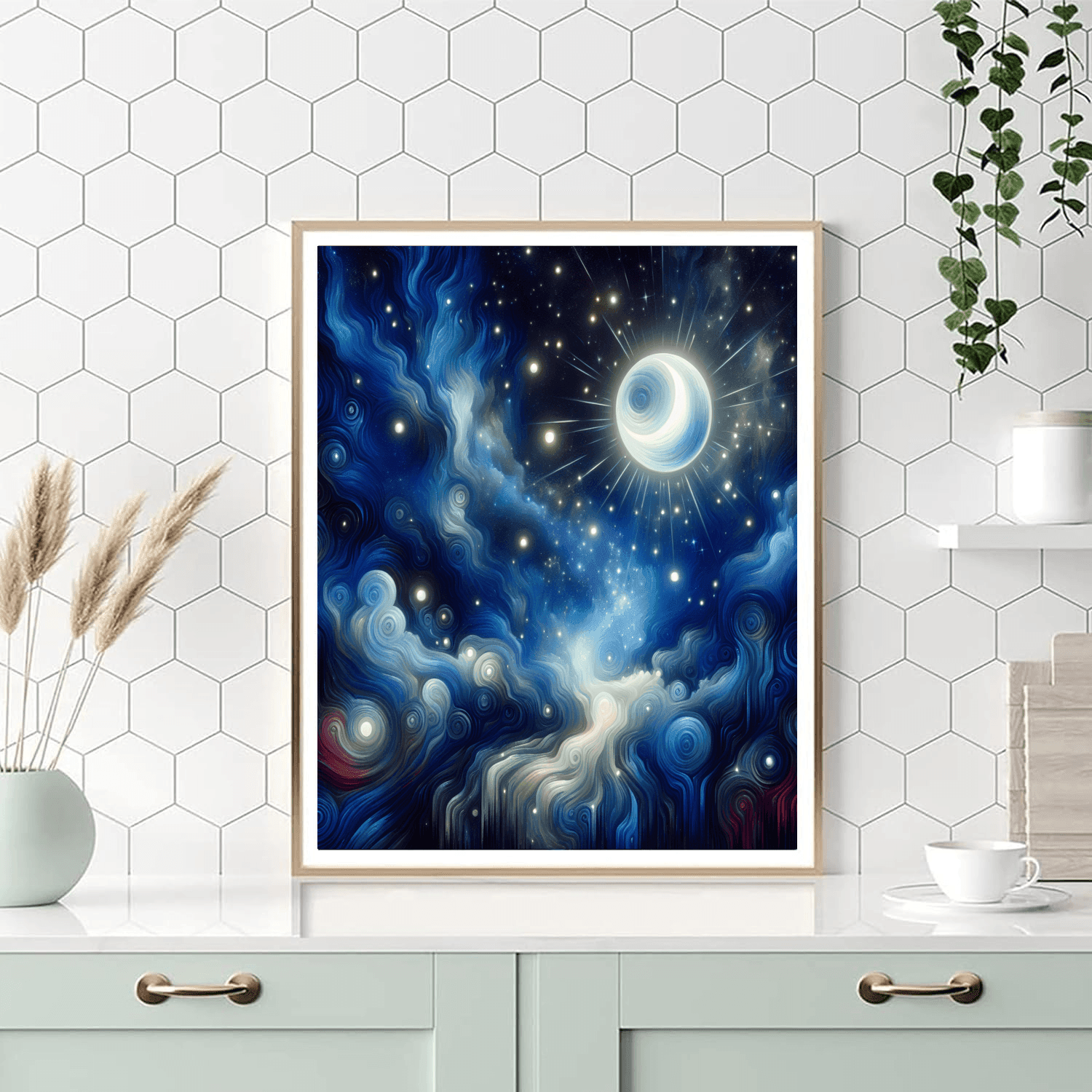 Starry Nightlight Glow Painting By Numbers Kit