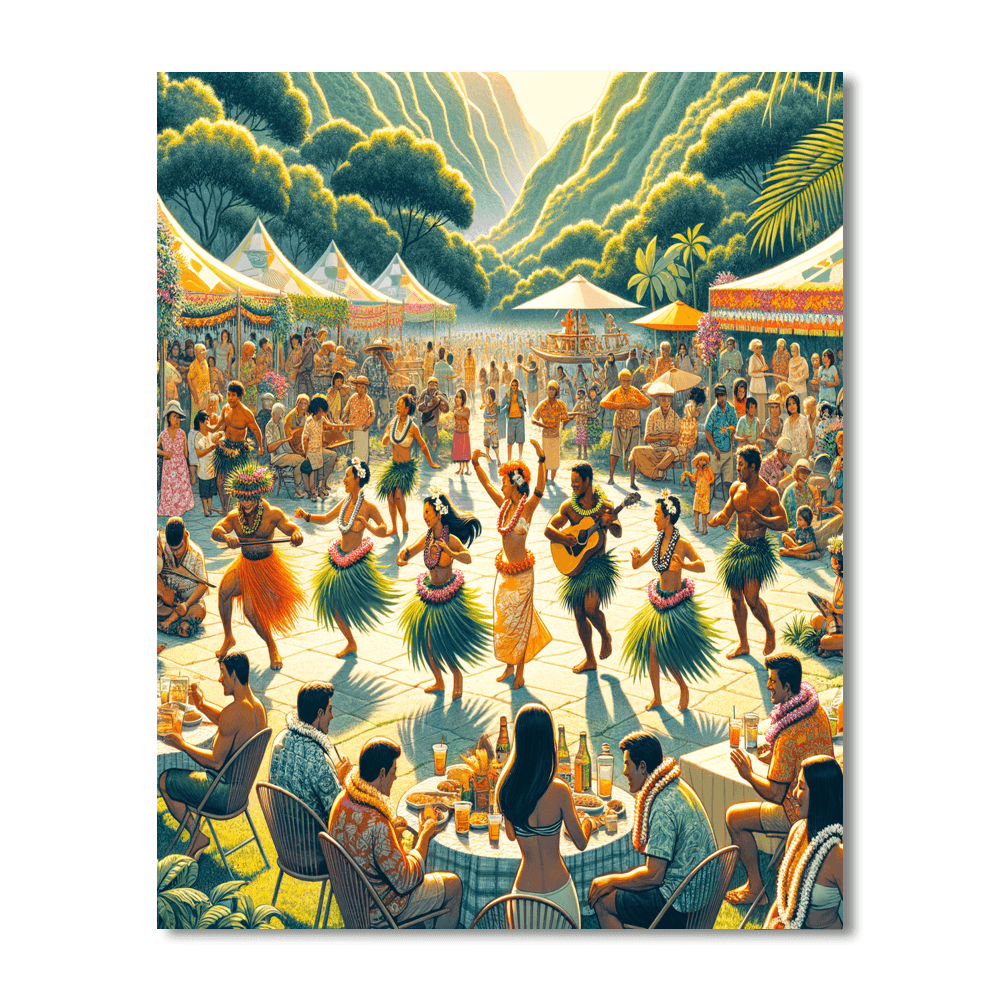 Pahoa Lava Festival Paint By Number