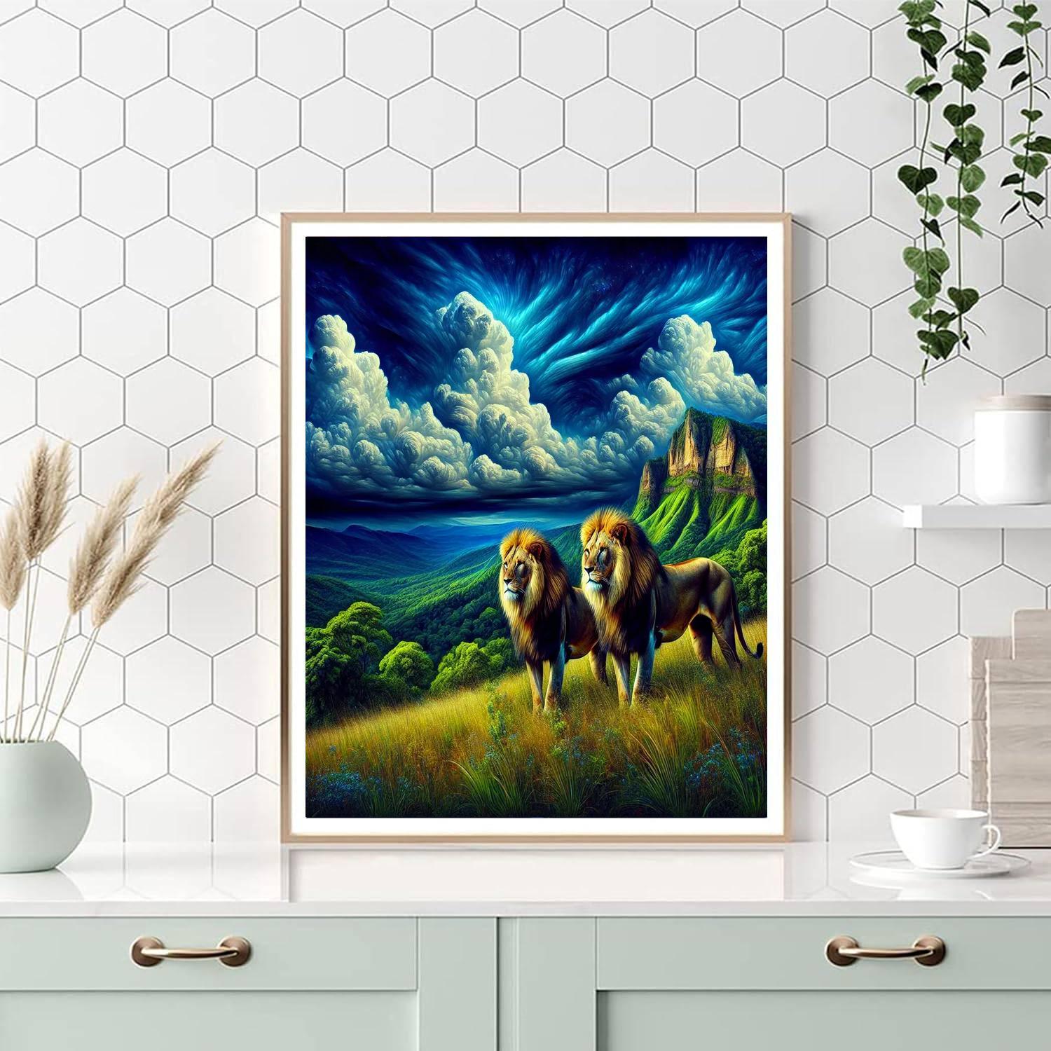 Regal Jungle Kings Paint By Color