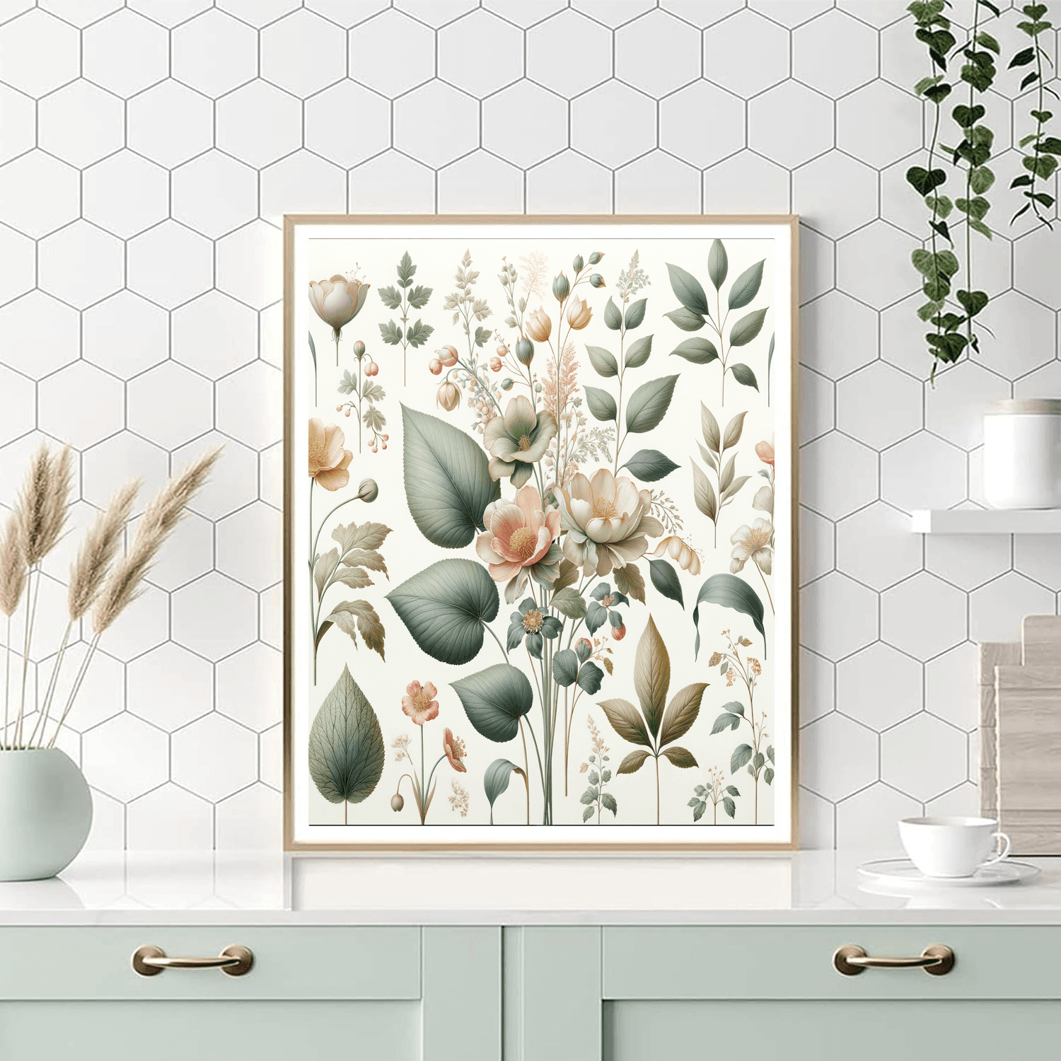Charming Botanical Prints Paint By Number