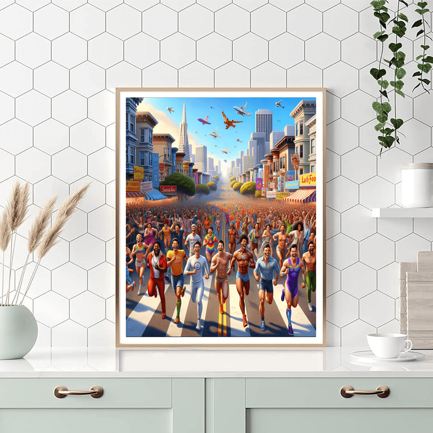 Bay To Breakers Painting Number Kit