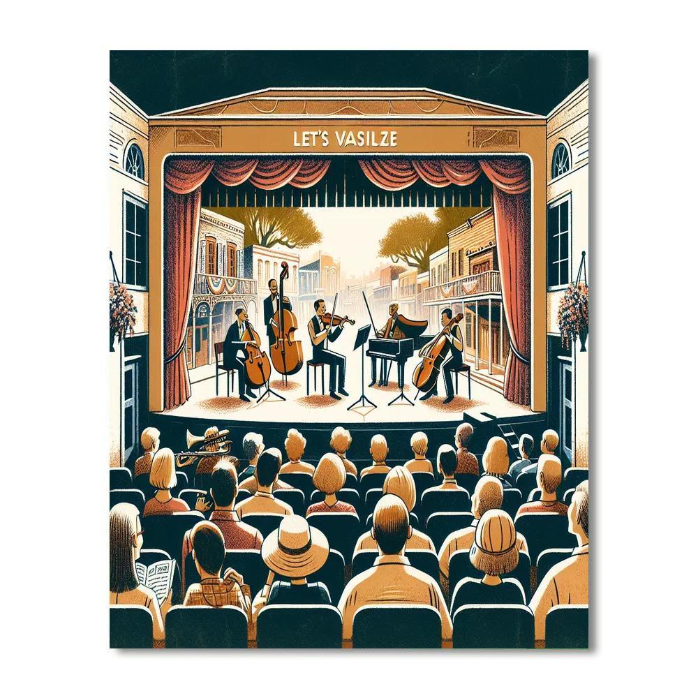 Savannah Music Festival - Georgia DIY Paint By Numbers