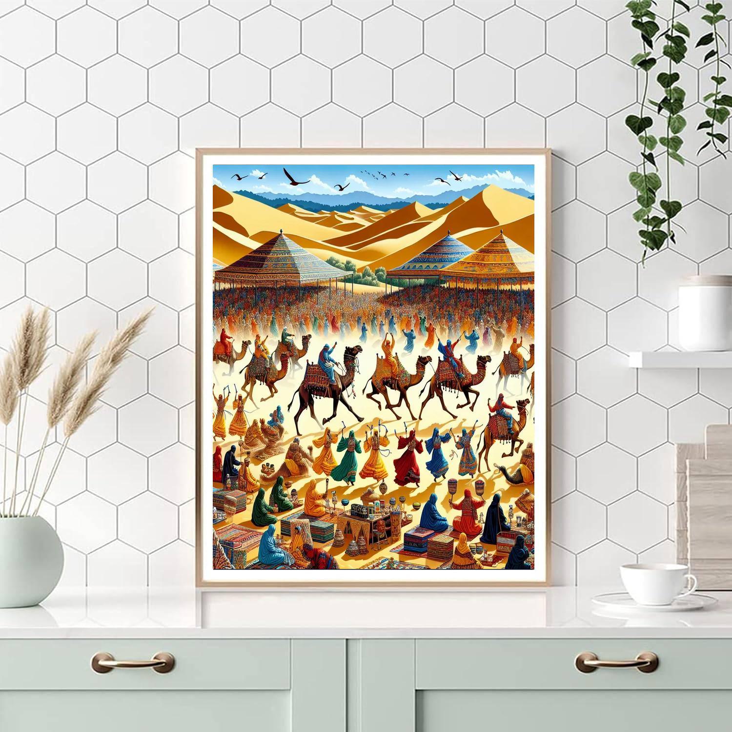 Festival Of The Sahara - Tunisia DIY Paint By Numbers