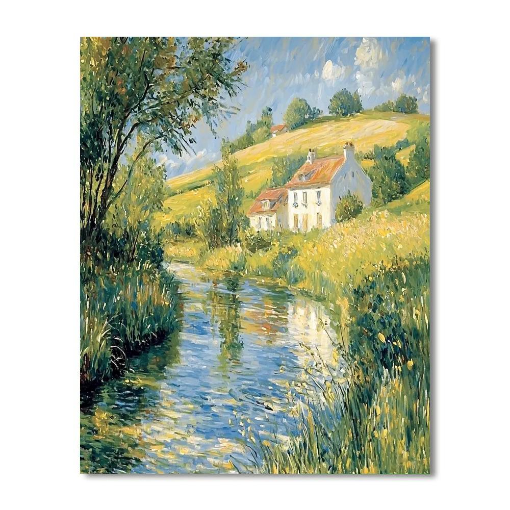 Pierre-Auguste Renoir Inspired Pastoral Scenes Of Renoir  DIY Paint By Numbers