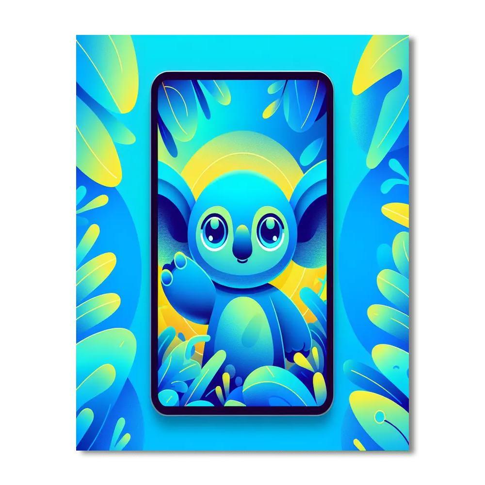Stitch Joyful Adventure Painting Number Kit