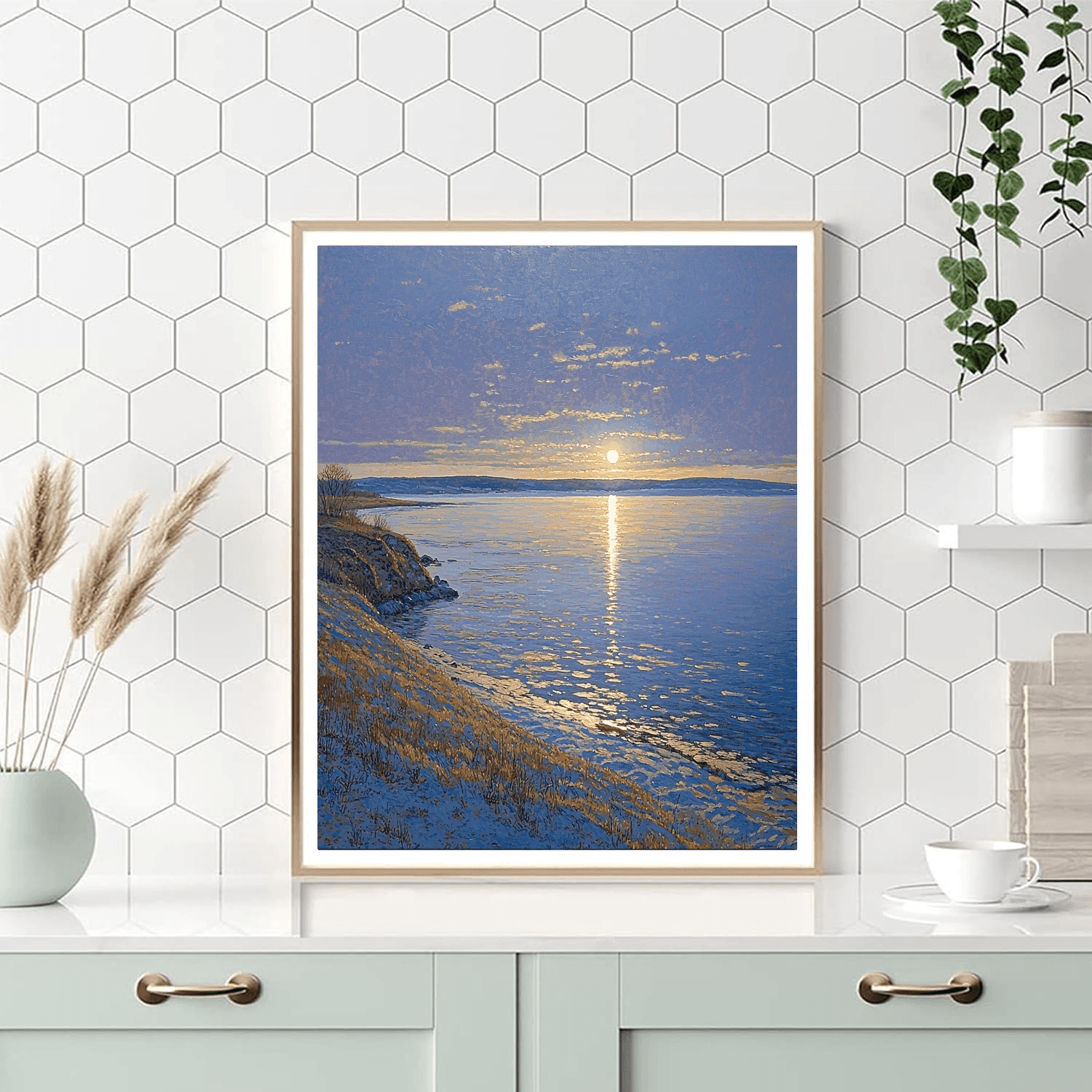 Friedrich Inspired Romantic Nights  Numbered Painting Kits