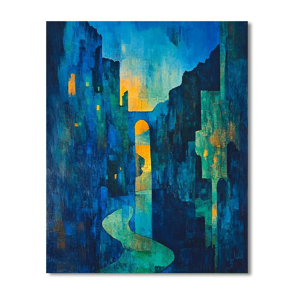Max Ernst Inspired Enigmatic Nightscapes  Paint By Numbers Art
