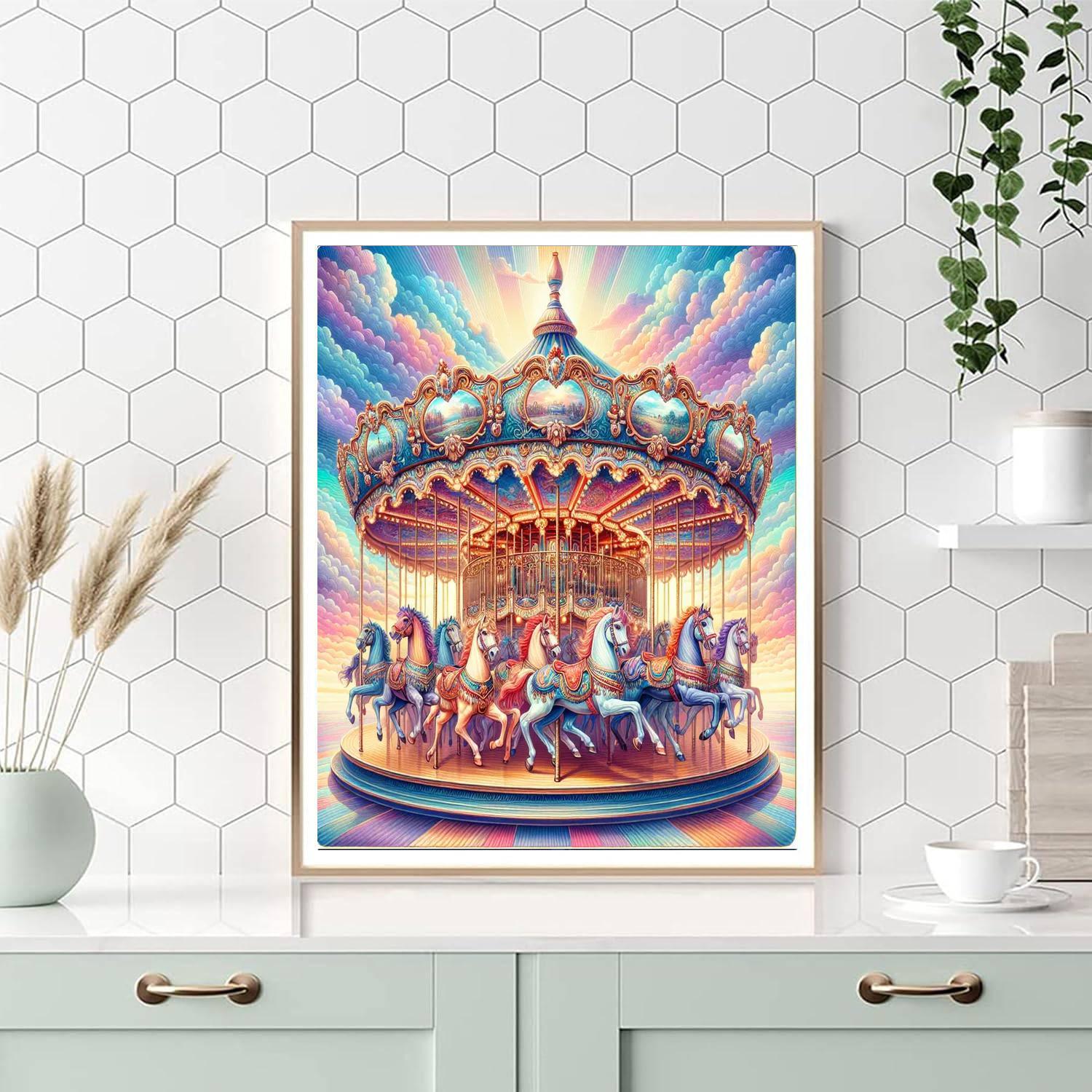 Victorian Carousel Dreams Paint By Numbers Kits