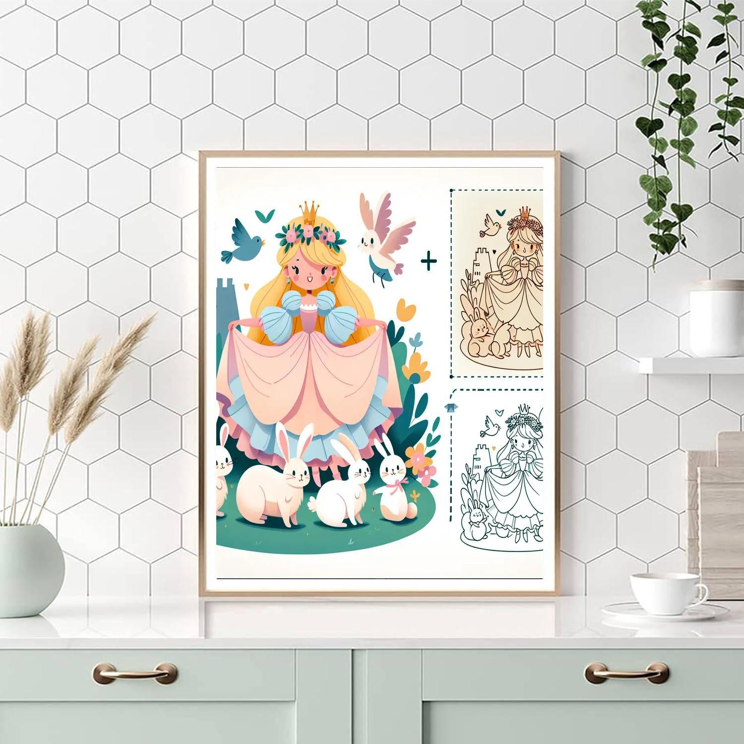 Fantasy Princess Parade Paint By Numbers Kits