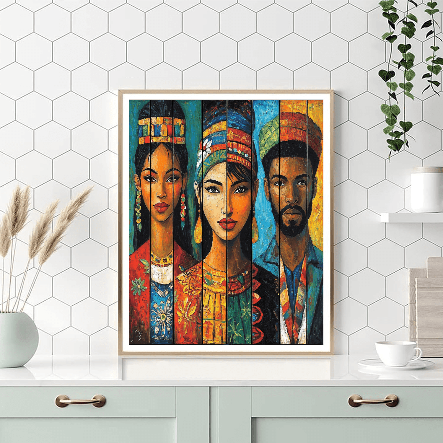 Amedeo Modigliani Inspired Cultural Heritage Portraits  Painting By Numbers Kit