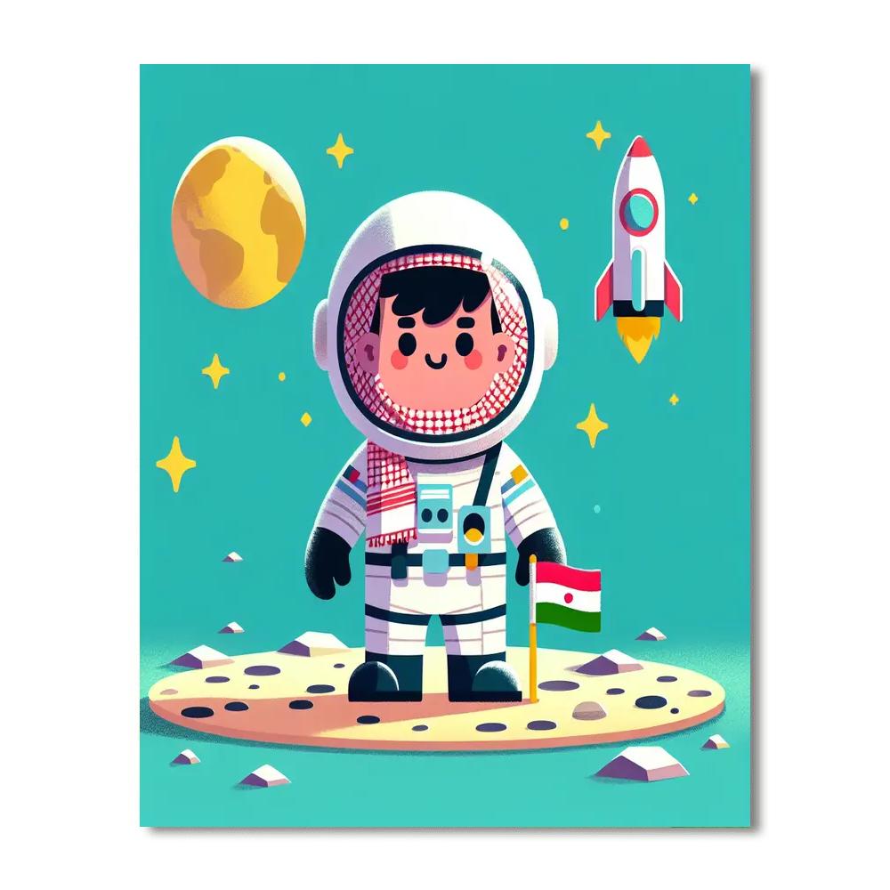 Lunar Land Adventure Paint By Numbers