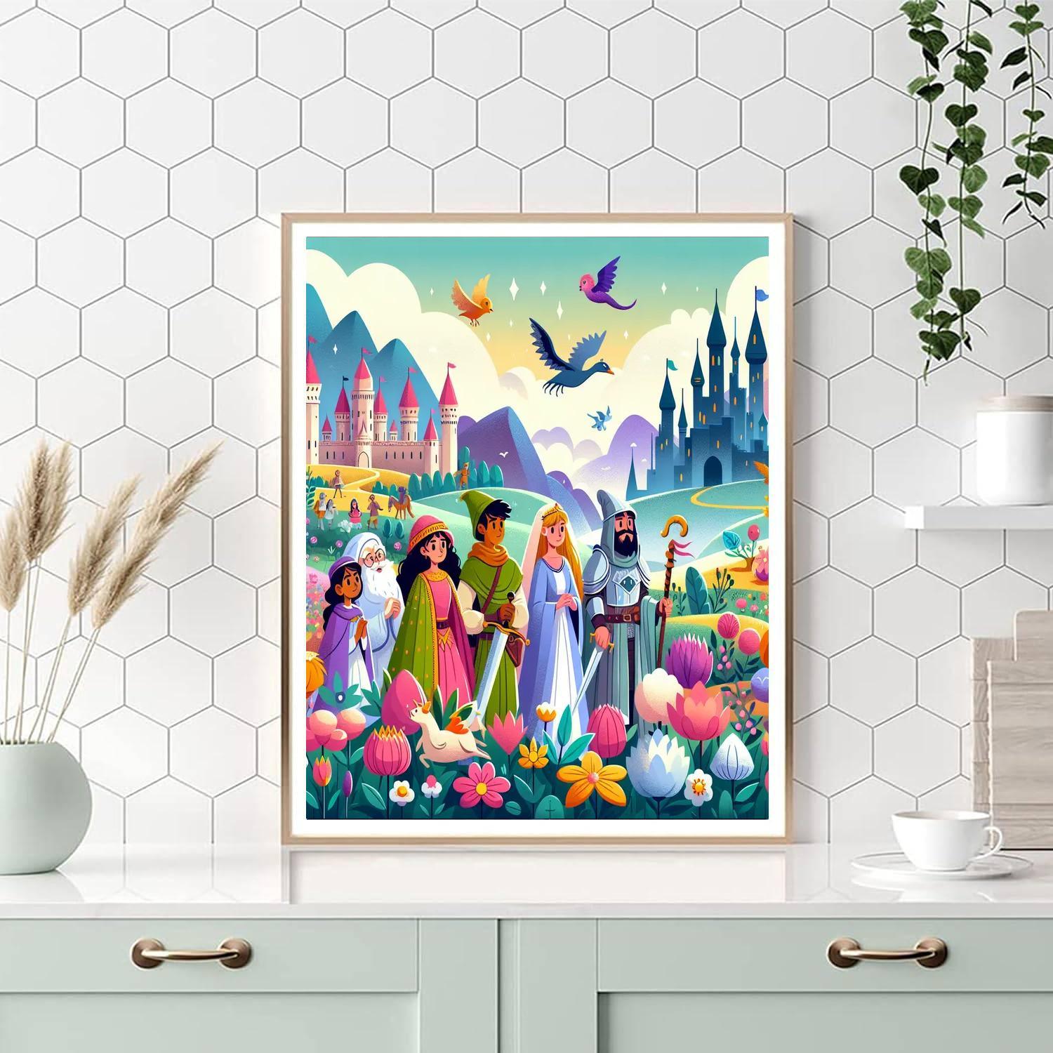 Adventurous Fairy Tale Quest Paint By Numbers Kits