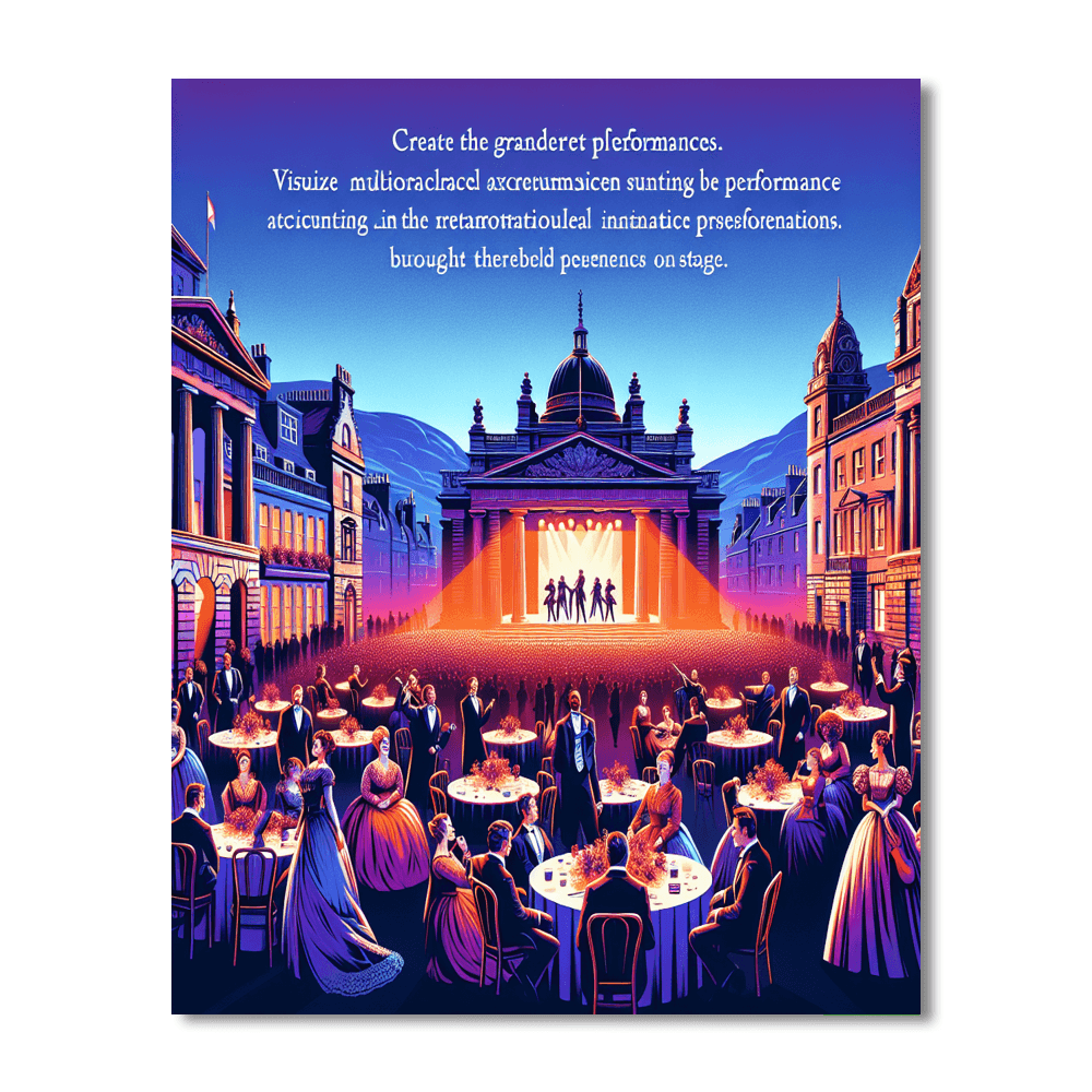 The Edinburgh International Festival - Edinburgh, Scotland Paint By Color