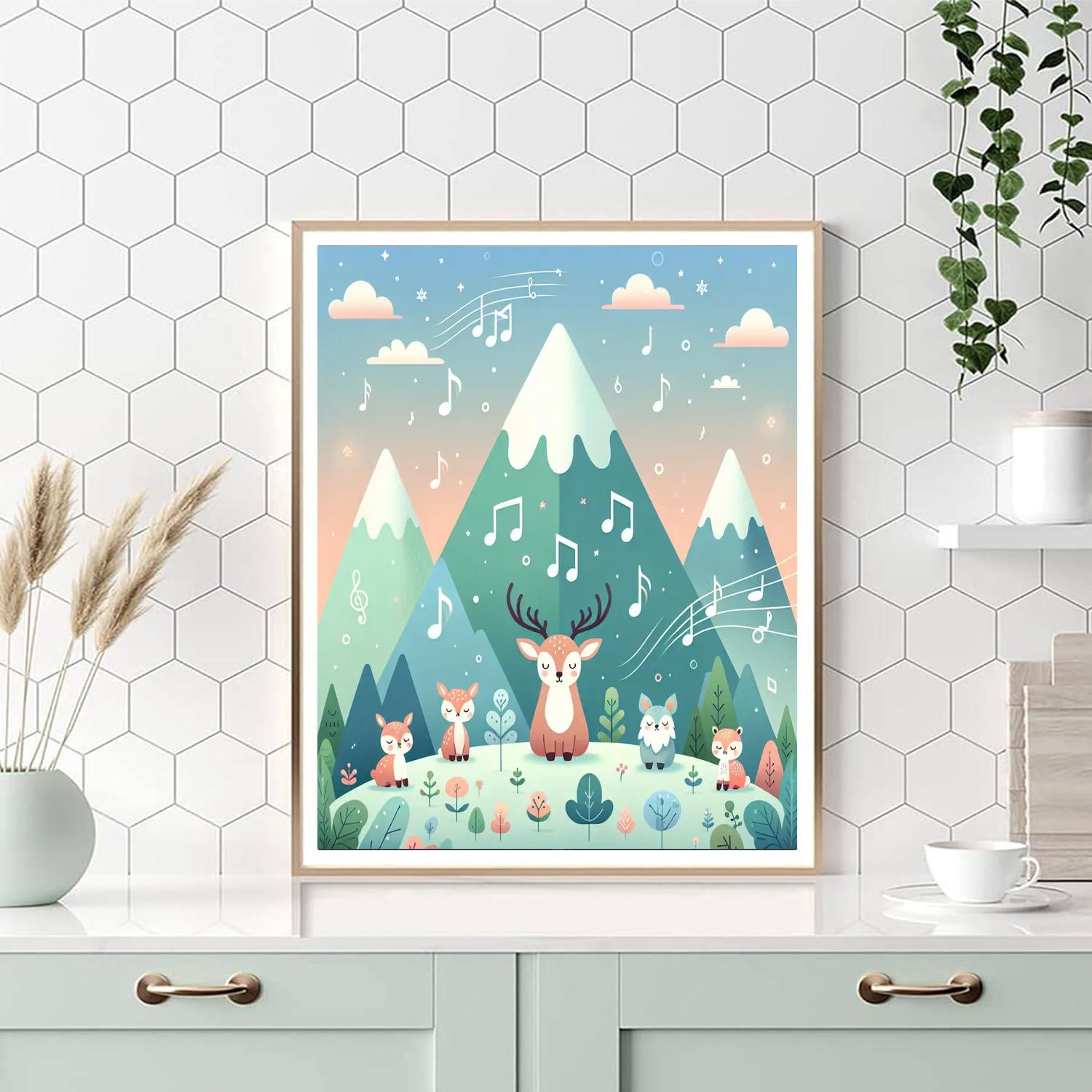 Melody Of The Mountains Numbered Painting Kits