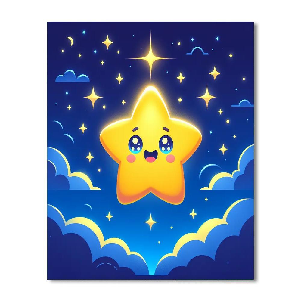 Twinkling Star Painting By Numbers Kit