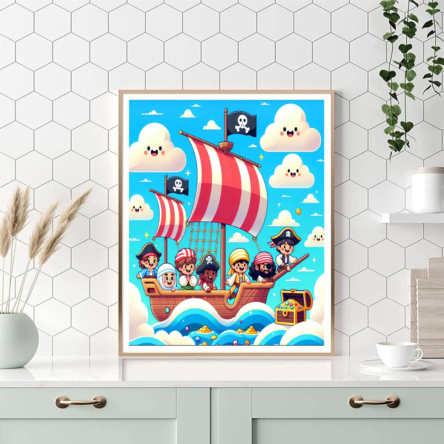 Daring Pirates DIY Paint By Numbers