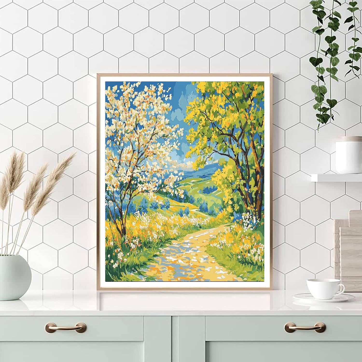 Vincent Van Gogh Inspired Eternal Springtime  Paint By Numbers