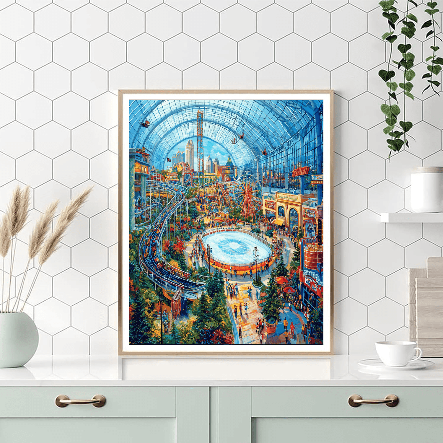 Lotte World - Seoul Paint By Numbers