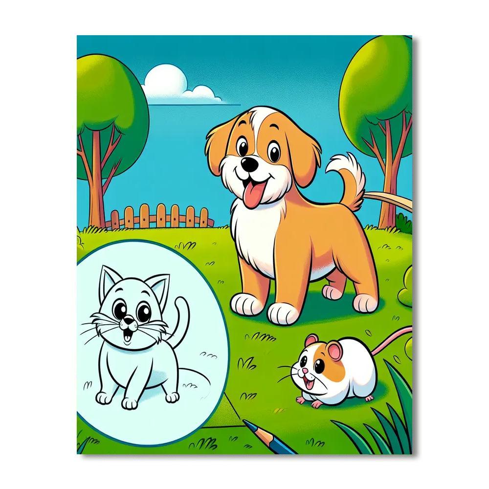 Pet Playland Adventure Paint By Color