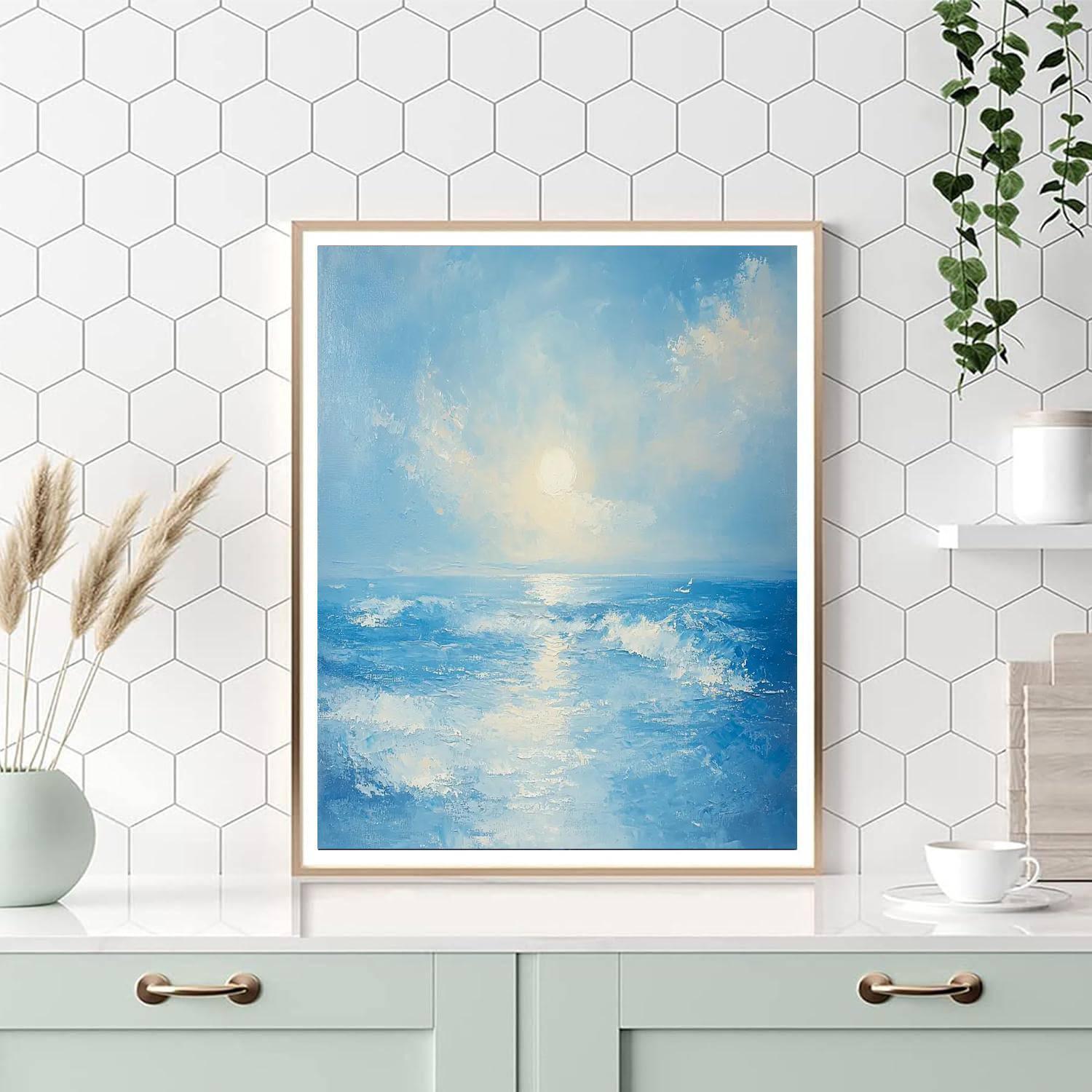 J.M.W. Turner Inspired Dreamy Seaside Escape  Paint By Numbers Kits