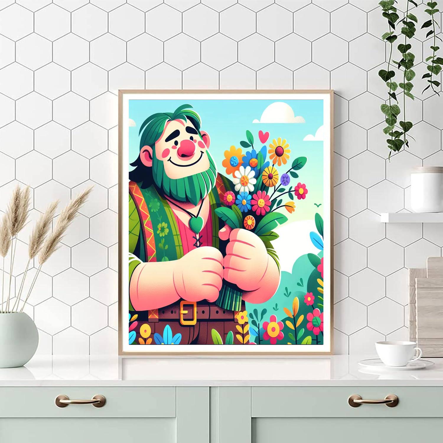 Gigantic Giant DIY Paint By Numbers