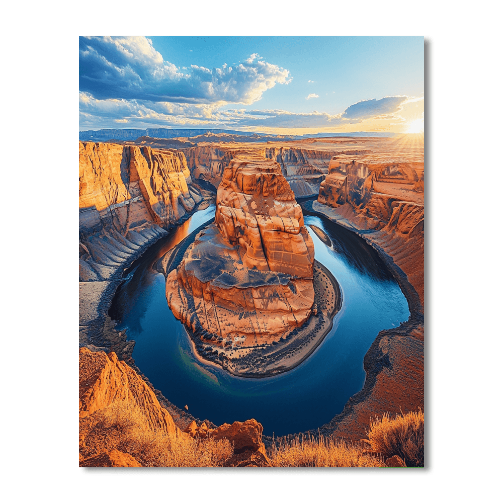 Horseshoe Bend - Arizona, Usa Paint By Numbers Kits