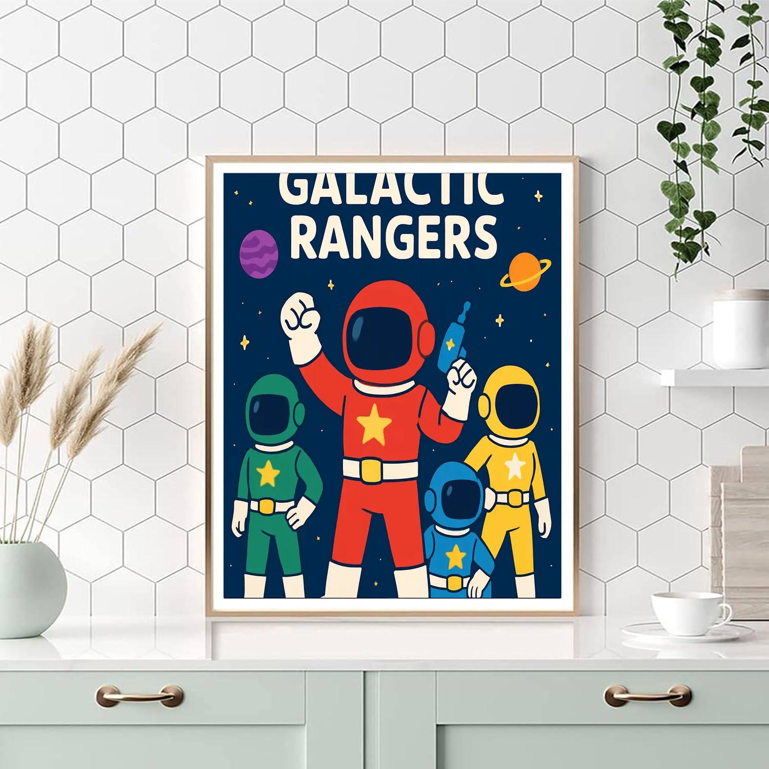 Galactic Rangers Mission Painting By Numbers Kit