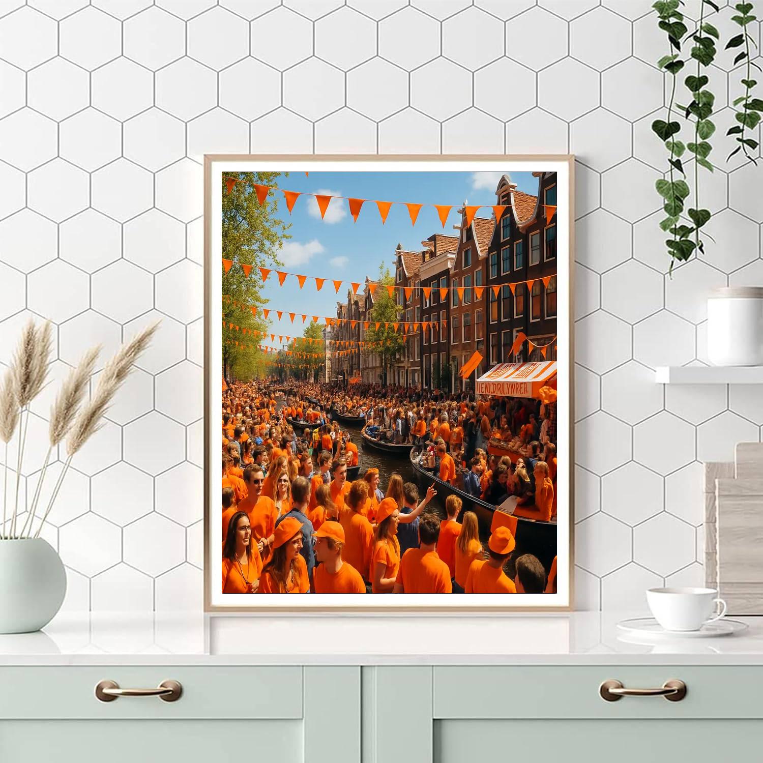 King's Day Celebration - Netherlands DIY Paint By Numbers