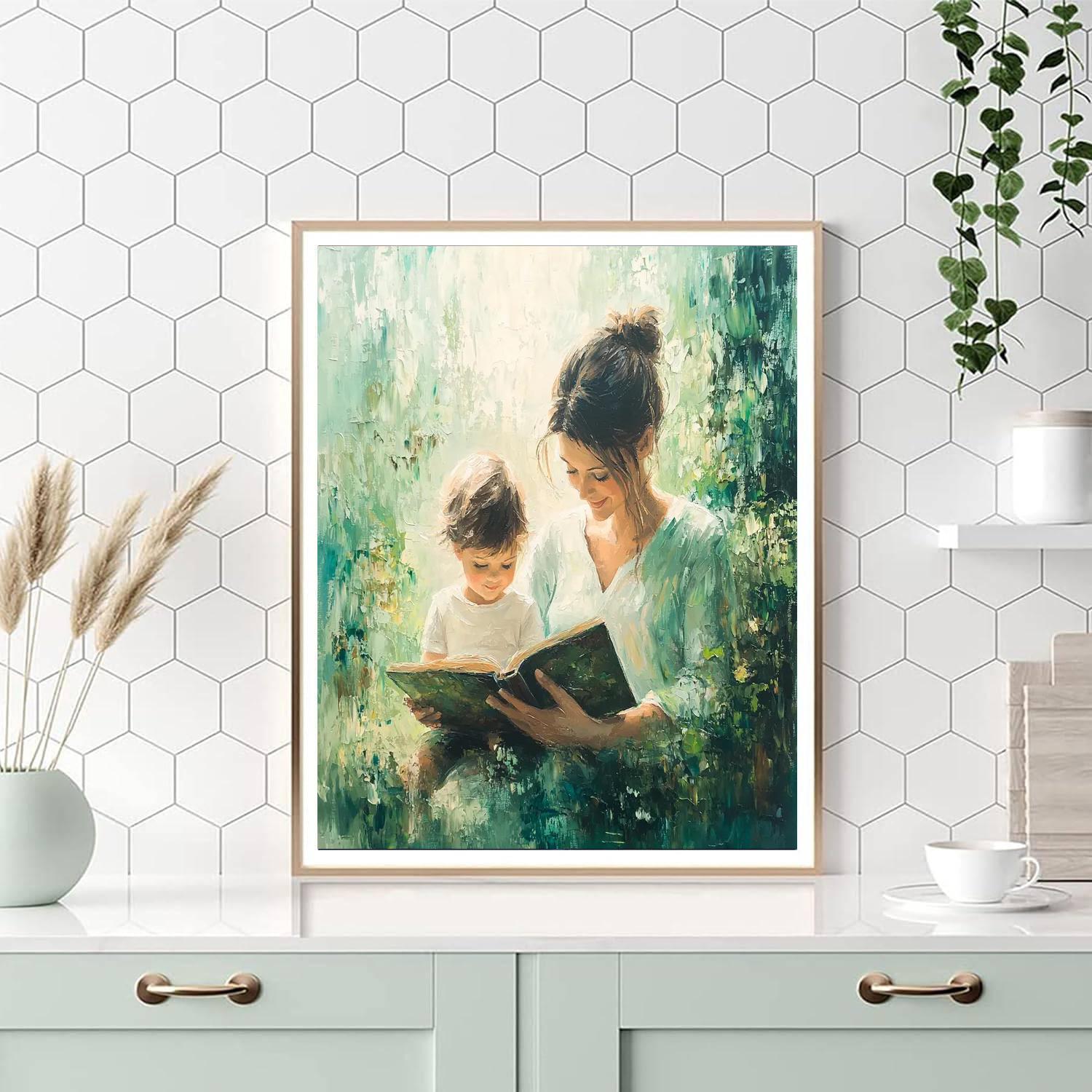 Mother And Child In Harmony DIY Paint By Numbers