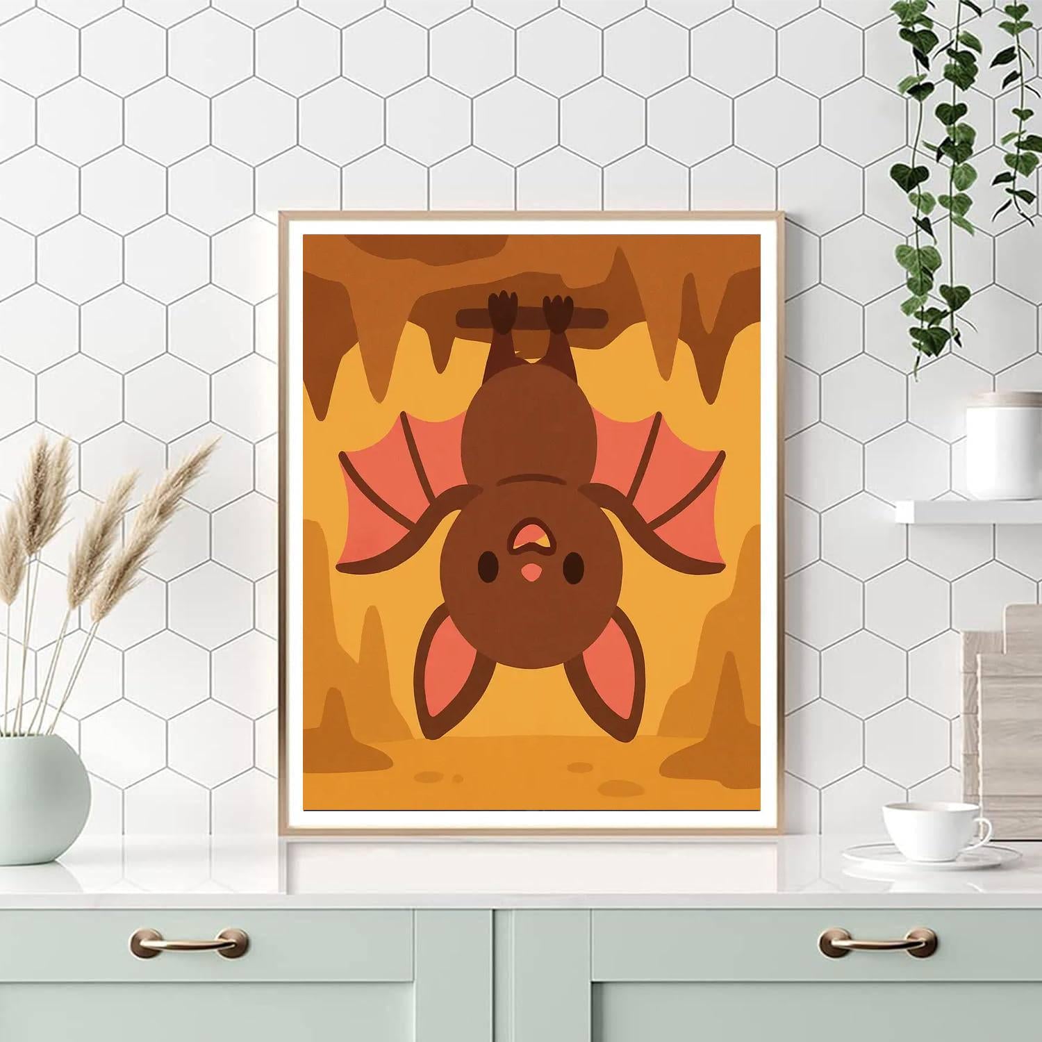 Spooky Bat Numbered Painting Kits