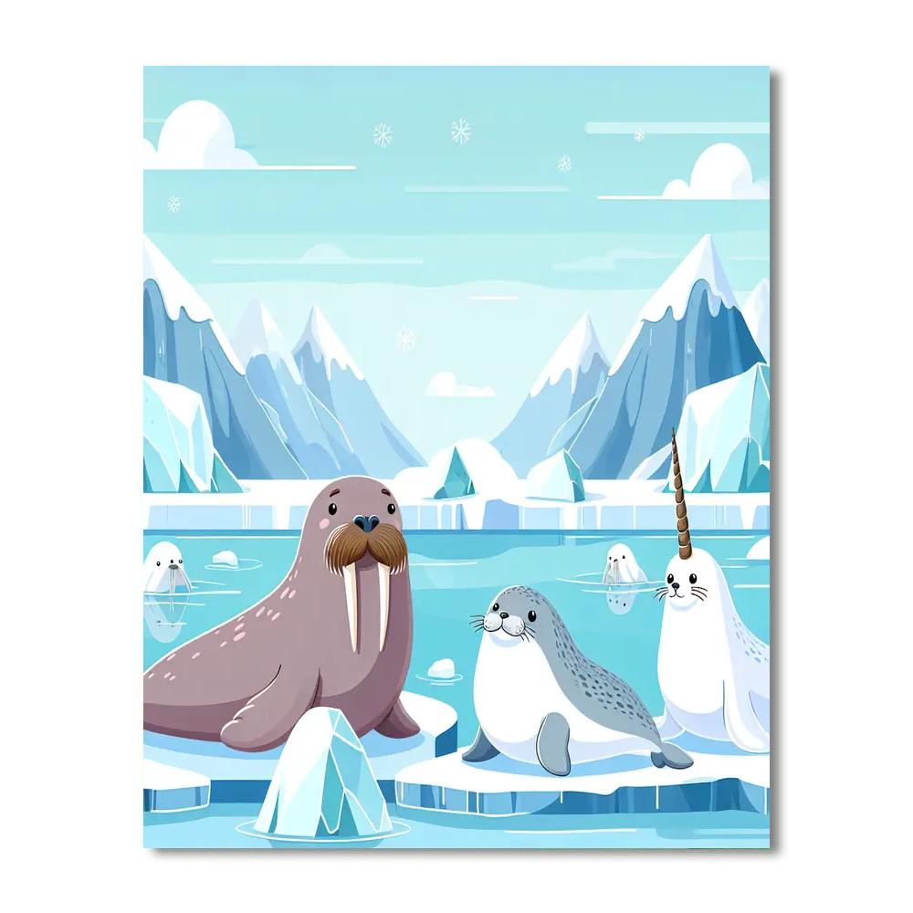 Arctic Escape Painting Number Kit