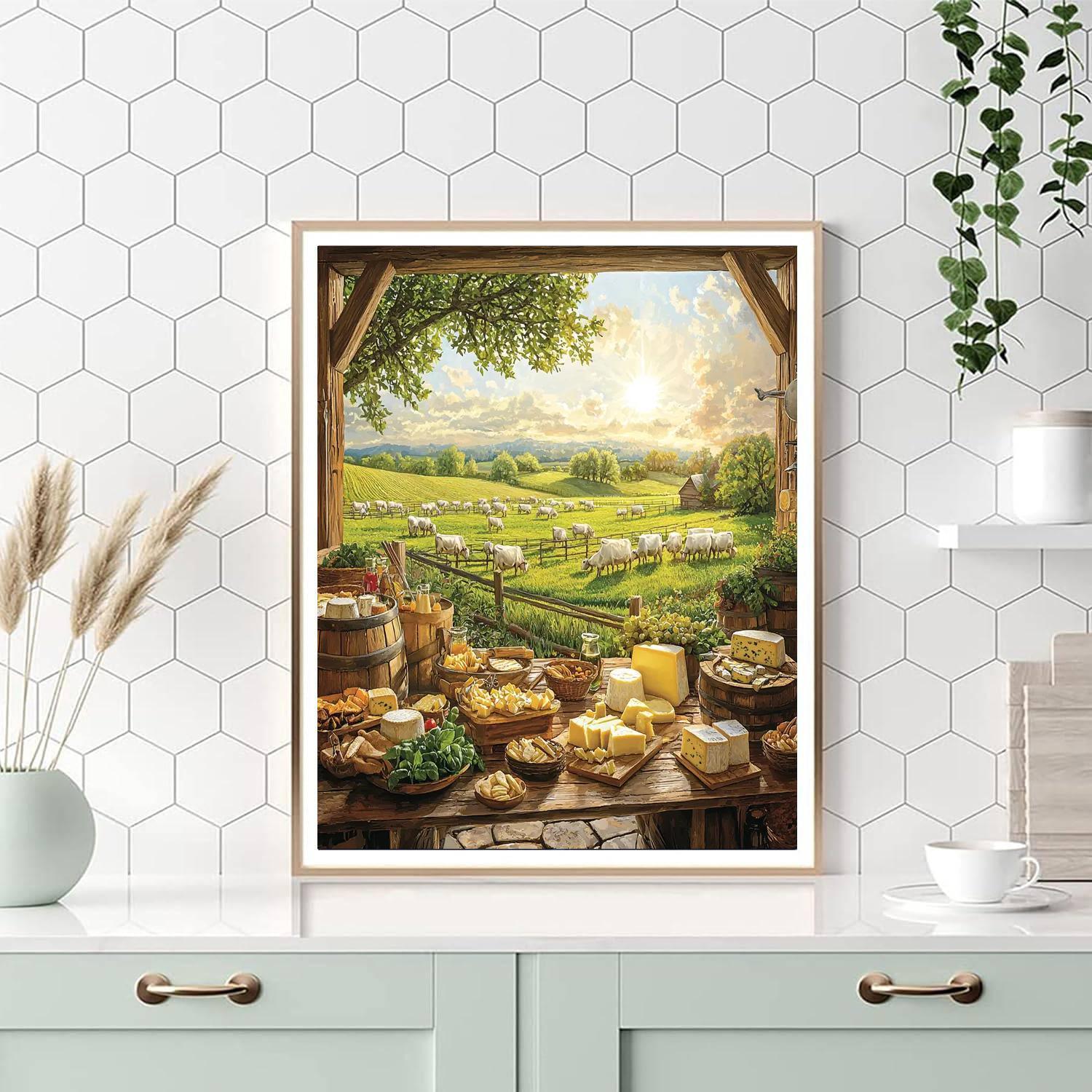 Cheesemonger’s Farm In Amsterdam Painting Number Kit