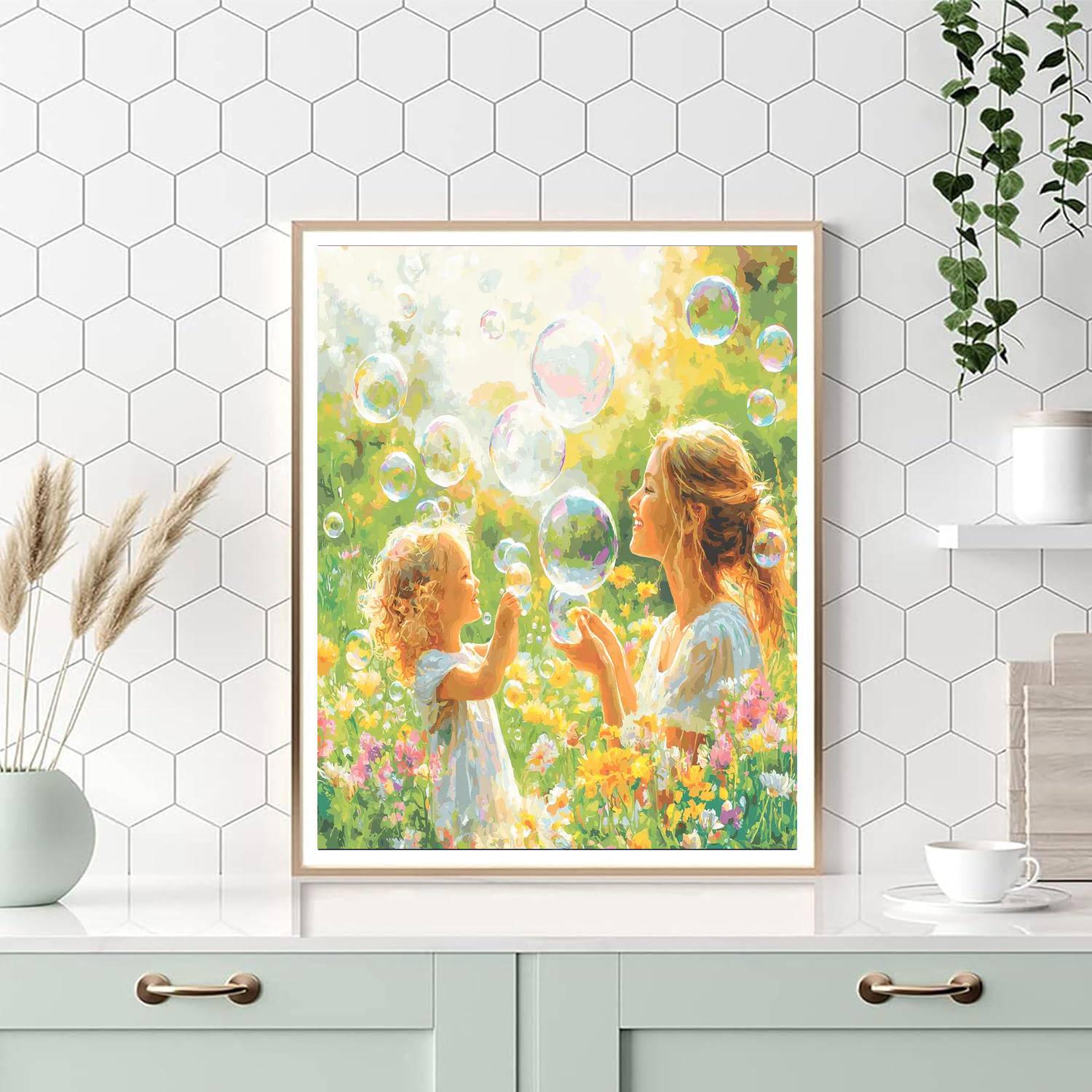 Bubbles Of Love DIY Paint By Numbers