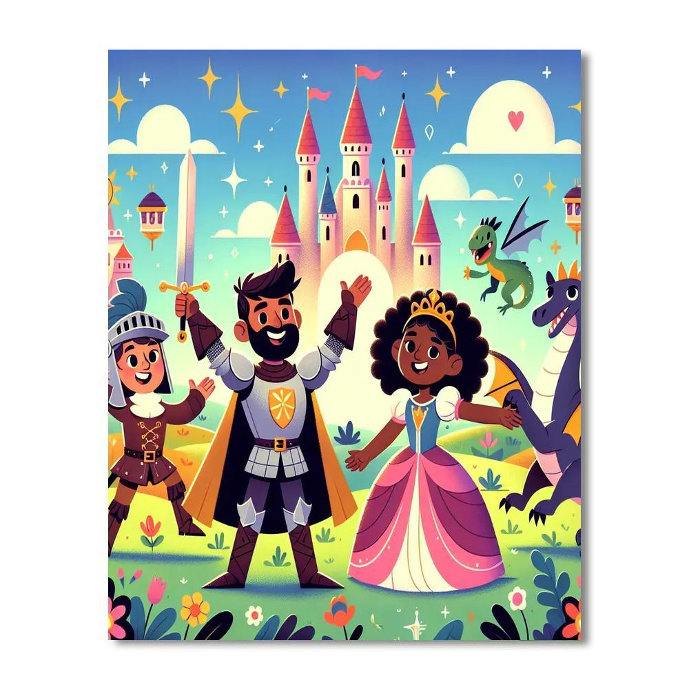 Fantasy World Of Adventures Paint By Numbers