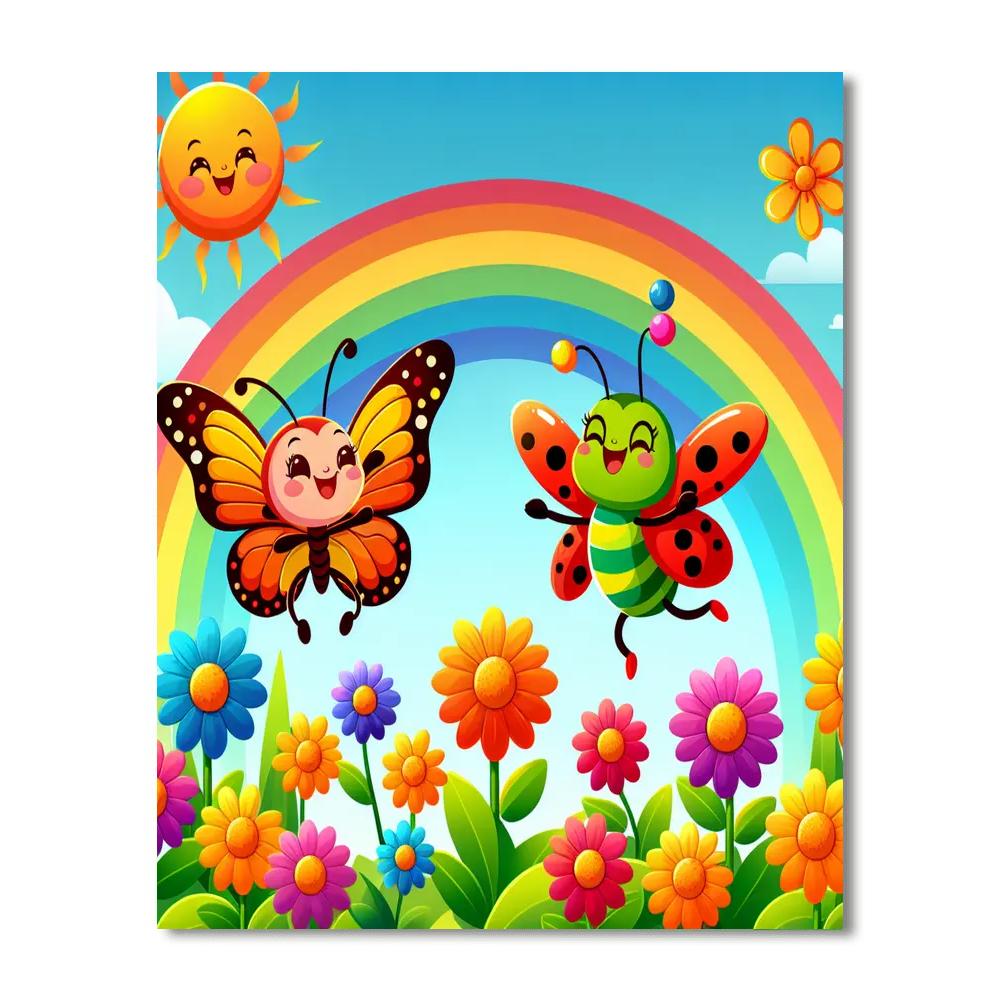 Funky Insect Adventures Paint By Numbers