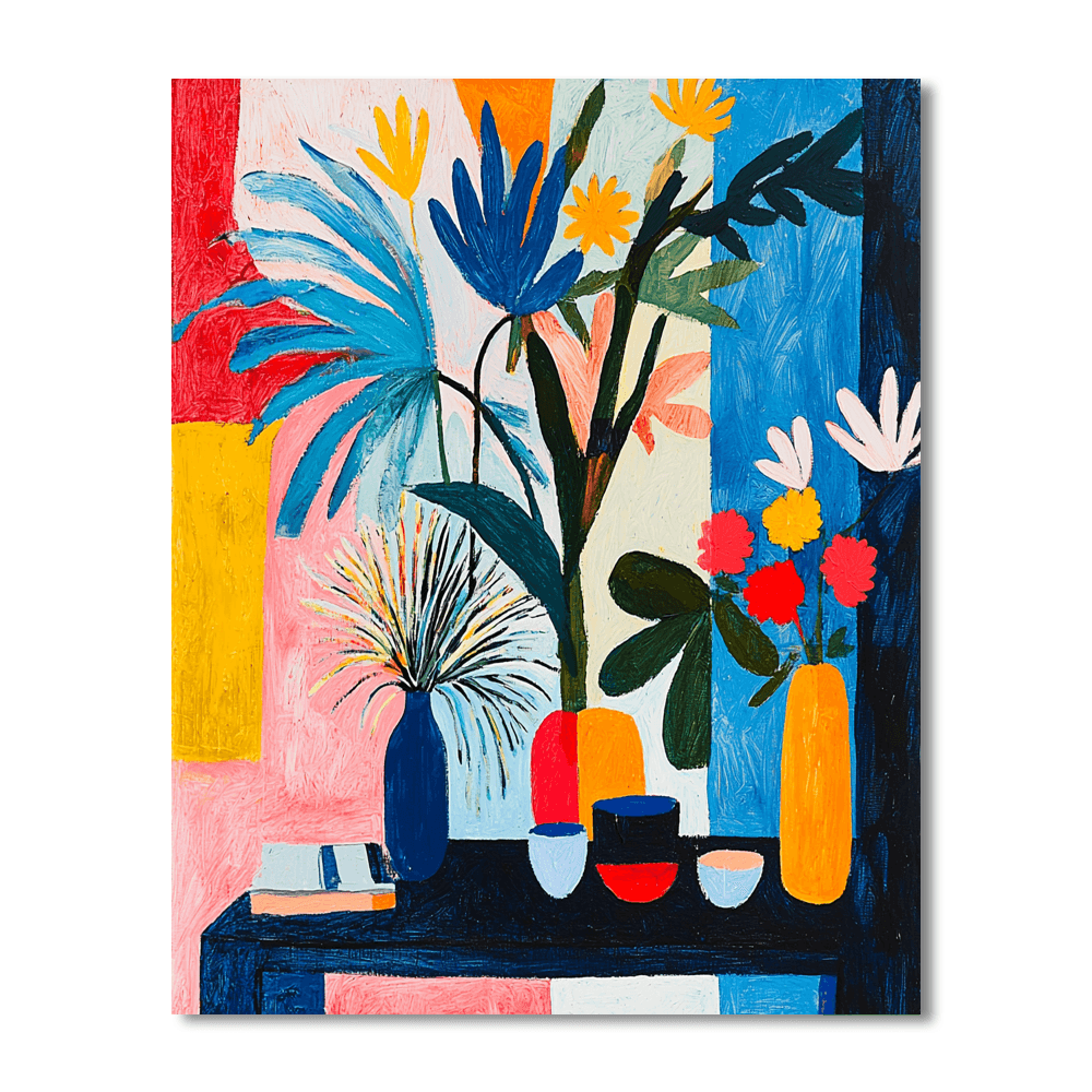 Henri Matisse Inspired Journey Of Colors  Painting By Numbers Kit