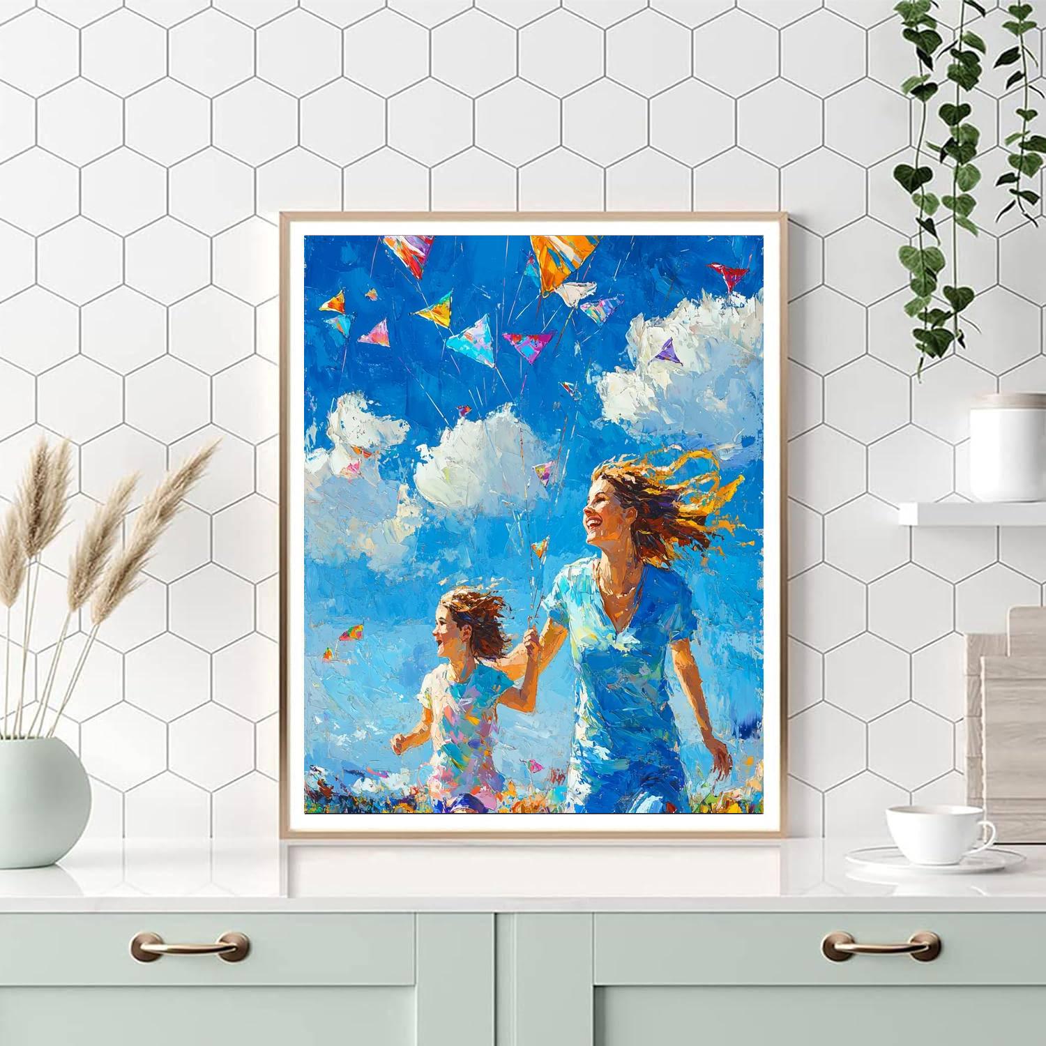 Kite Flying Dreams Paint By Numbers Kits