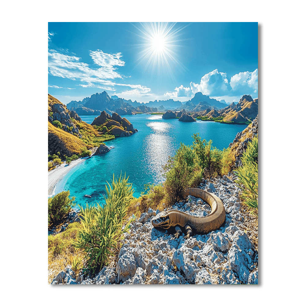 Komodo National Park Paint By Numbers
